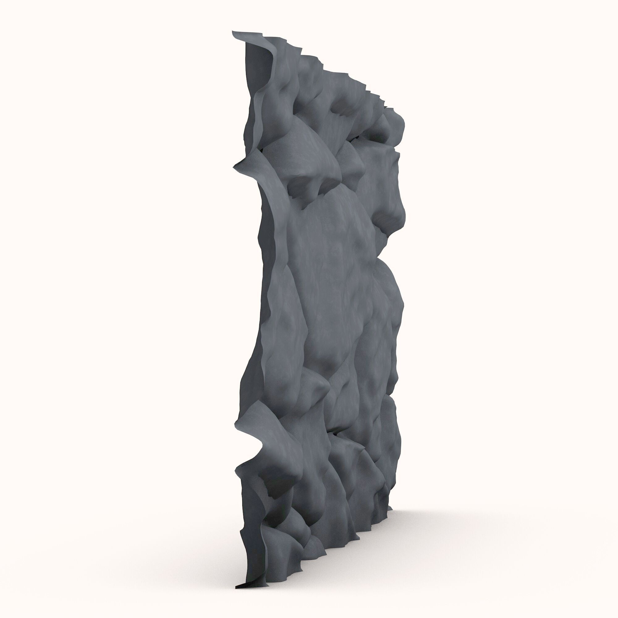 Stone wall 133 3D model_2