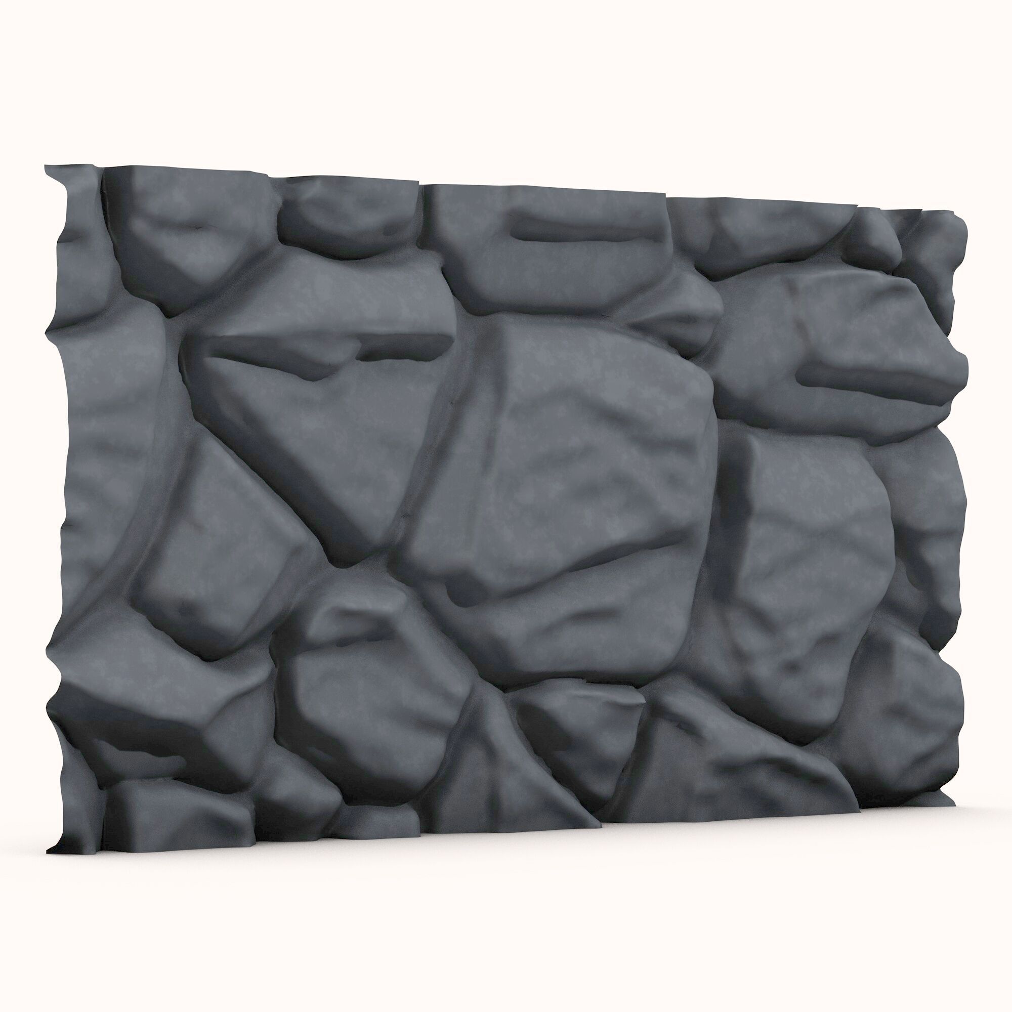 Stone wall 133 3D model_1