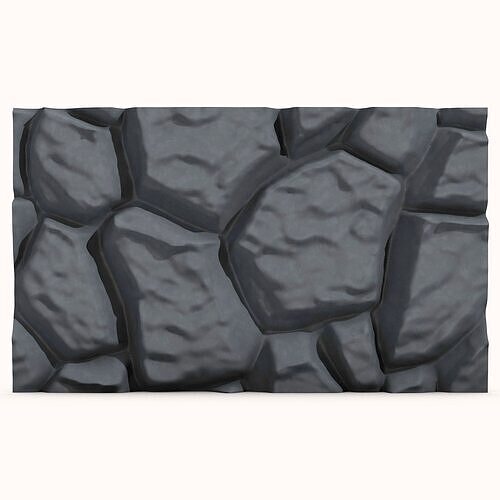 Stone wall 132 3D model