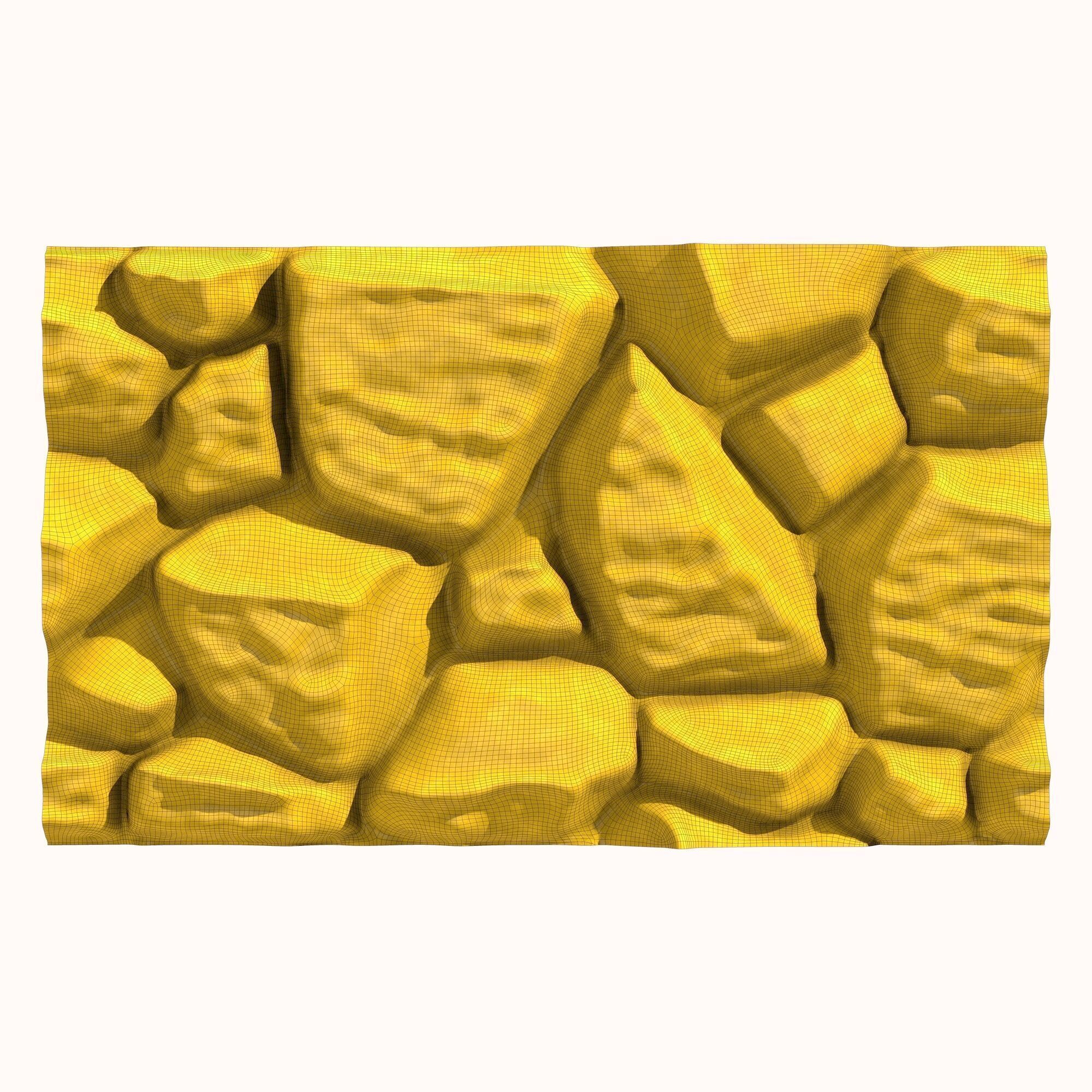 Stone wall 129 3D model_5