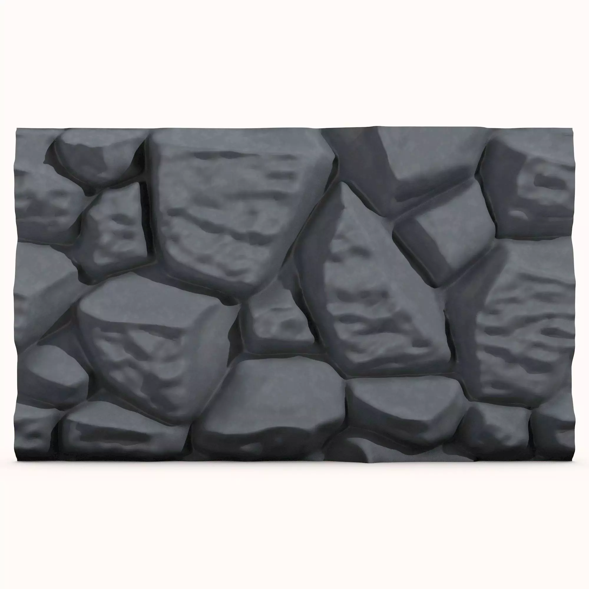 Stone wall 129 3D model_0