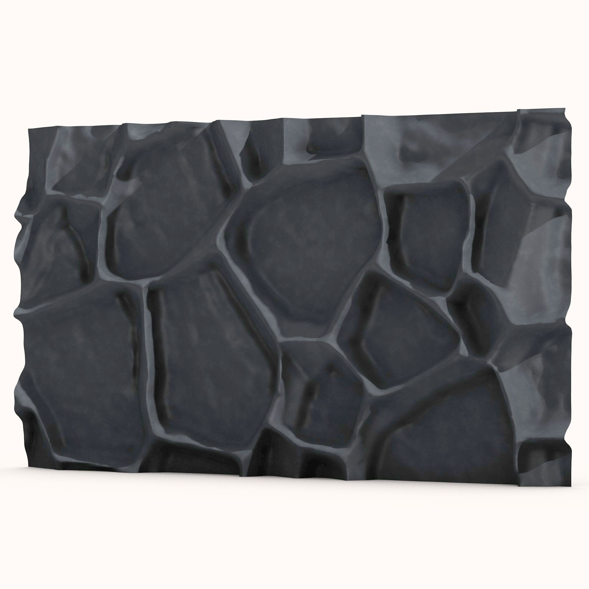 Stone wall 124 3D model_3