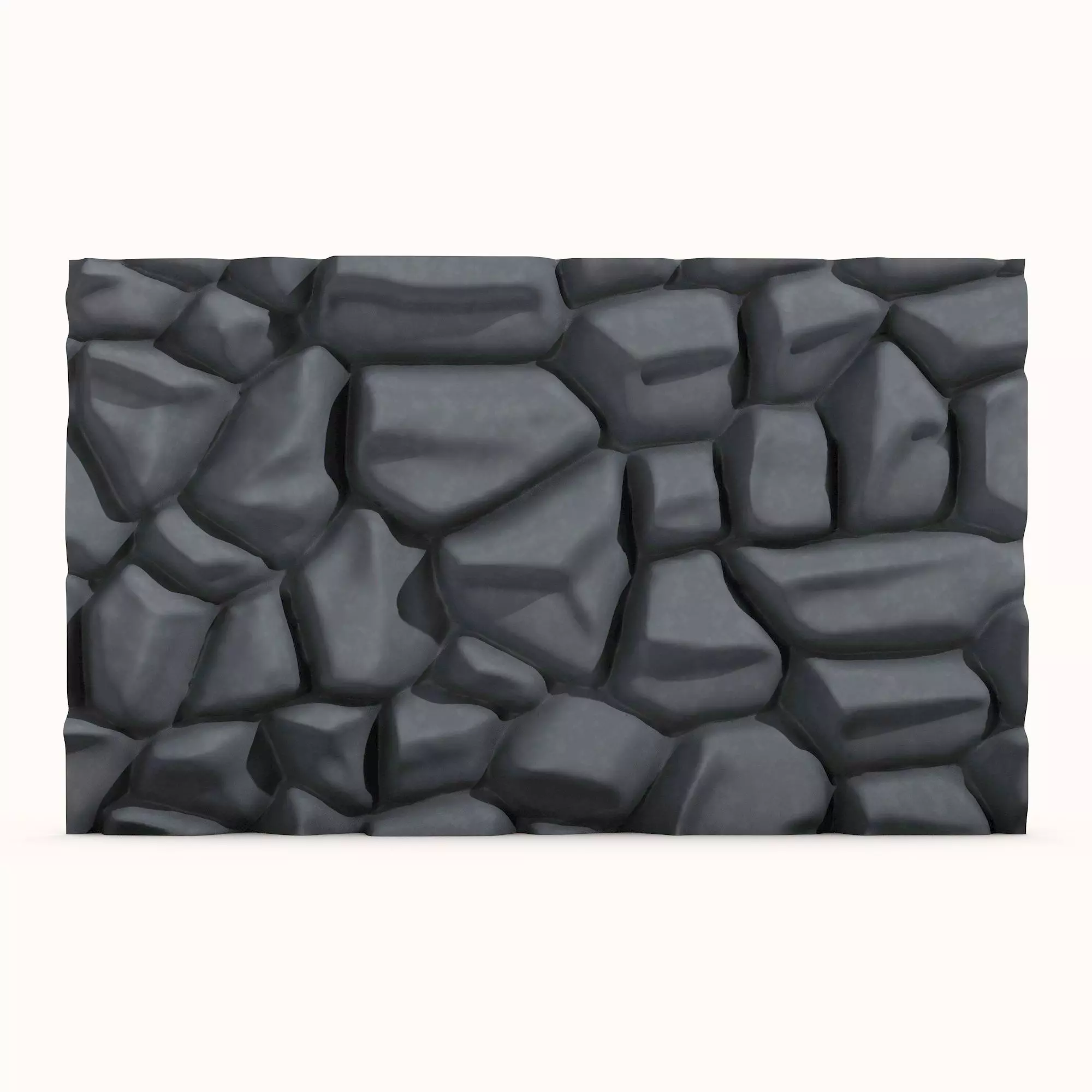 Stone wall 123 3D model_0