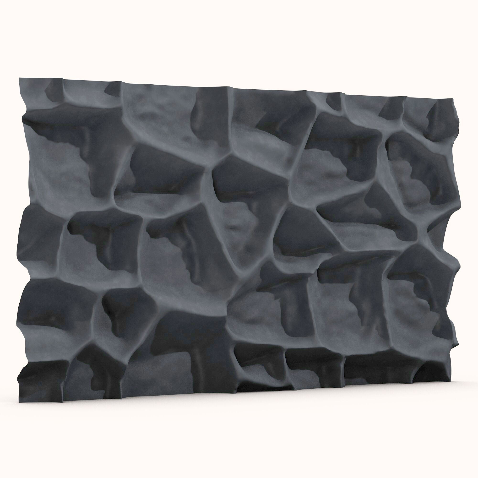 Stone wall 122 3D model_4