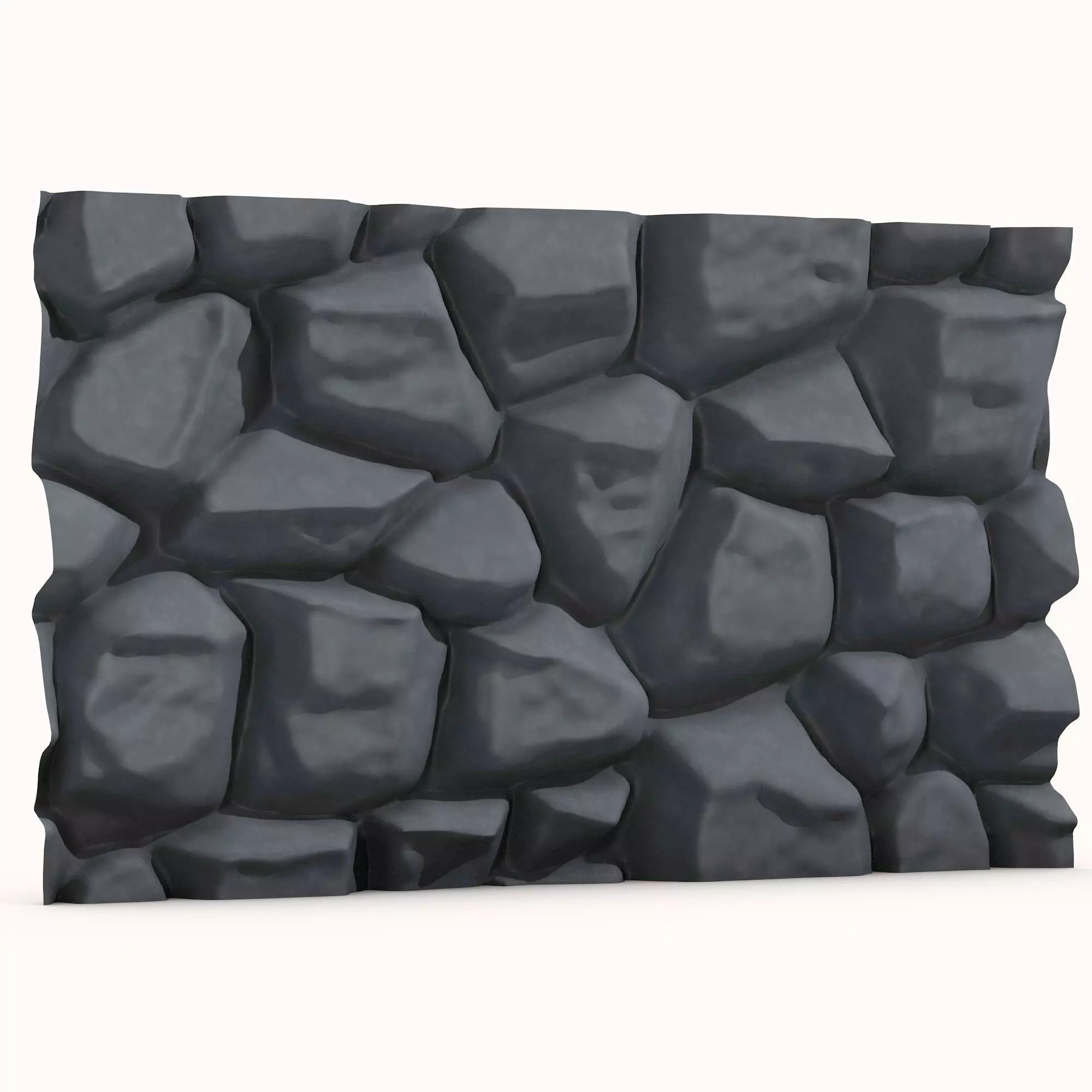 Stone wall 122 3D model_0