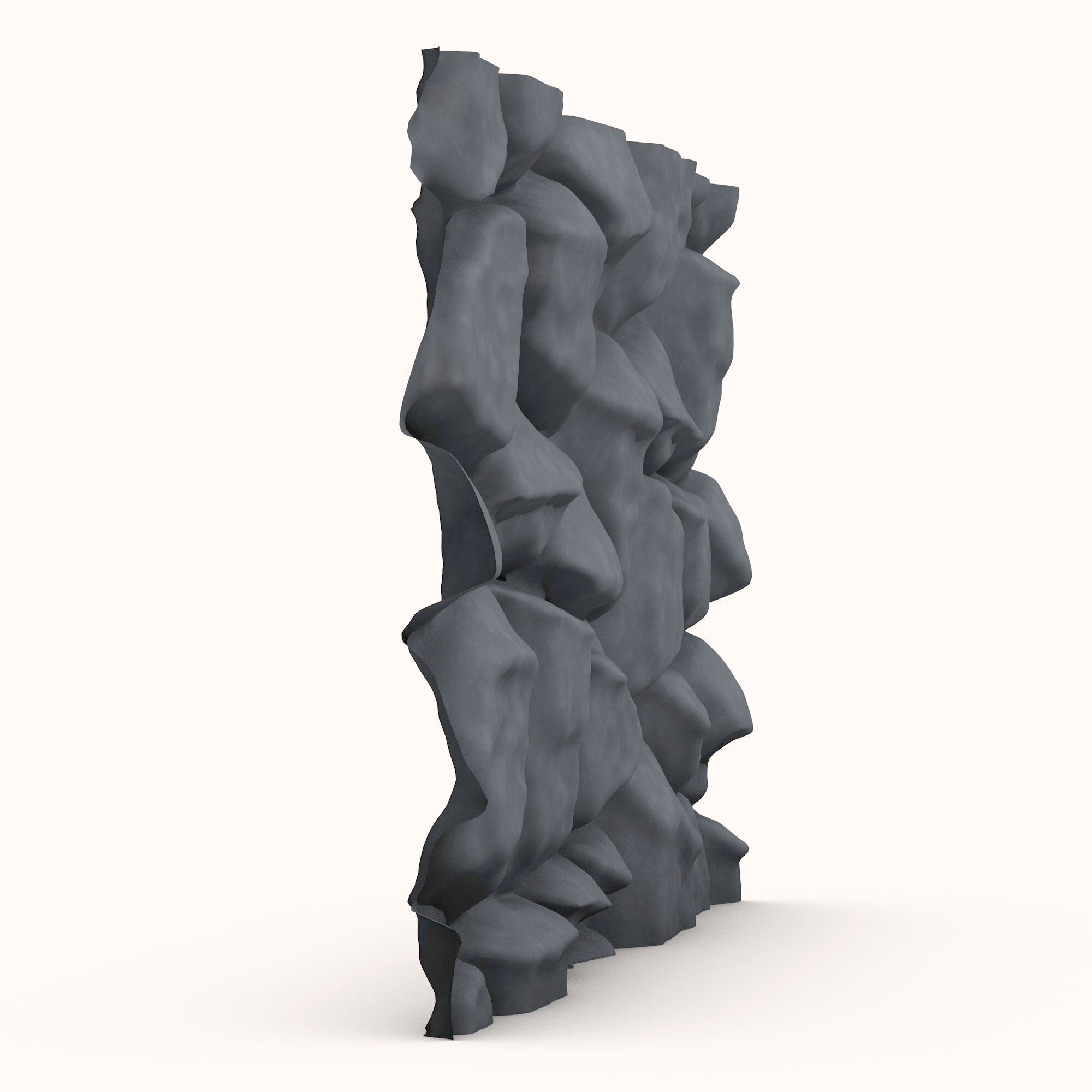Stone wall 122 3D model_2