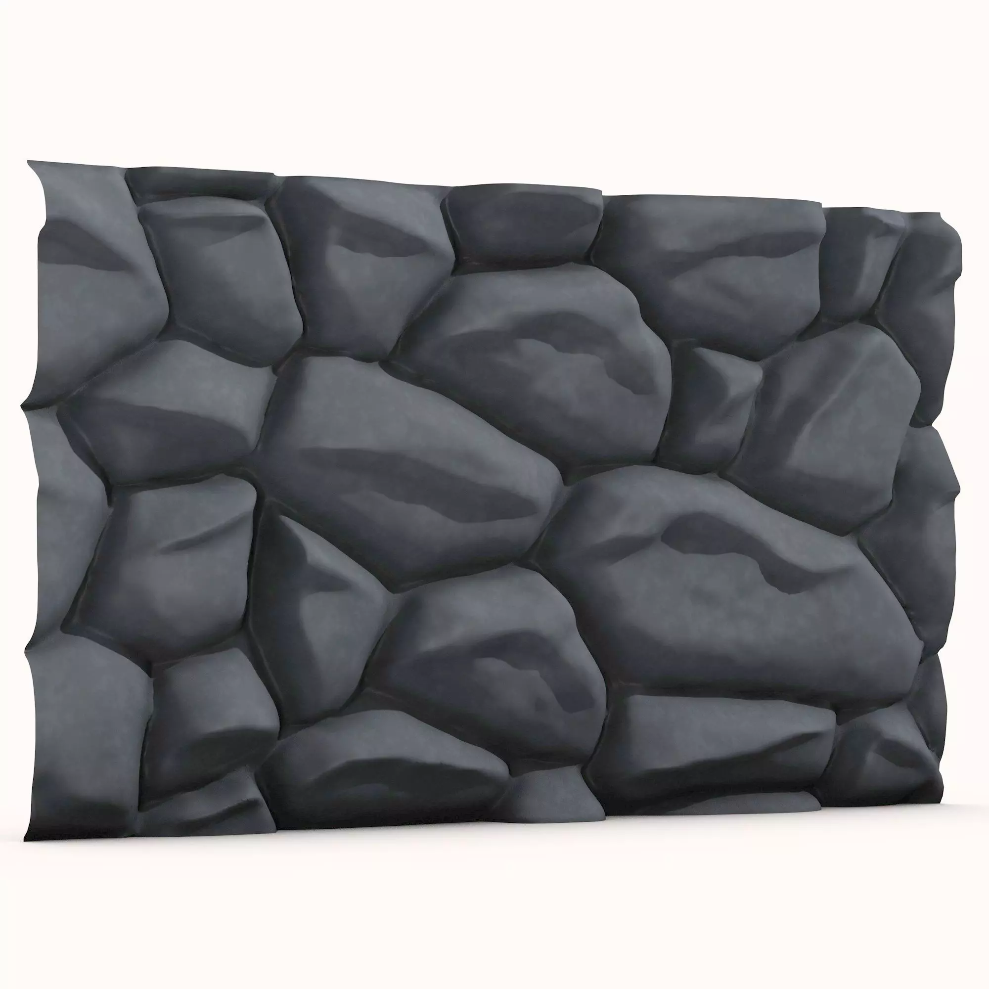 Stone wall 119 3D model_0