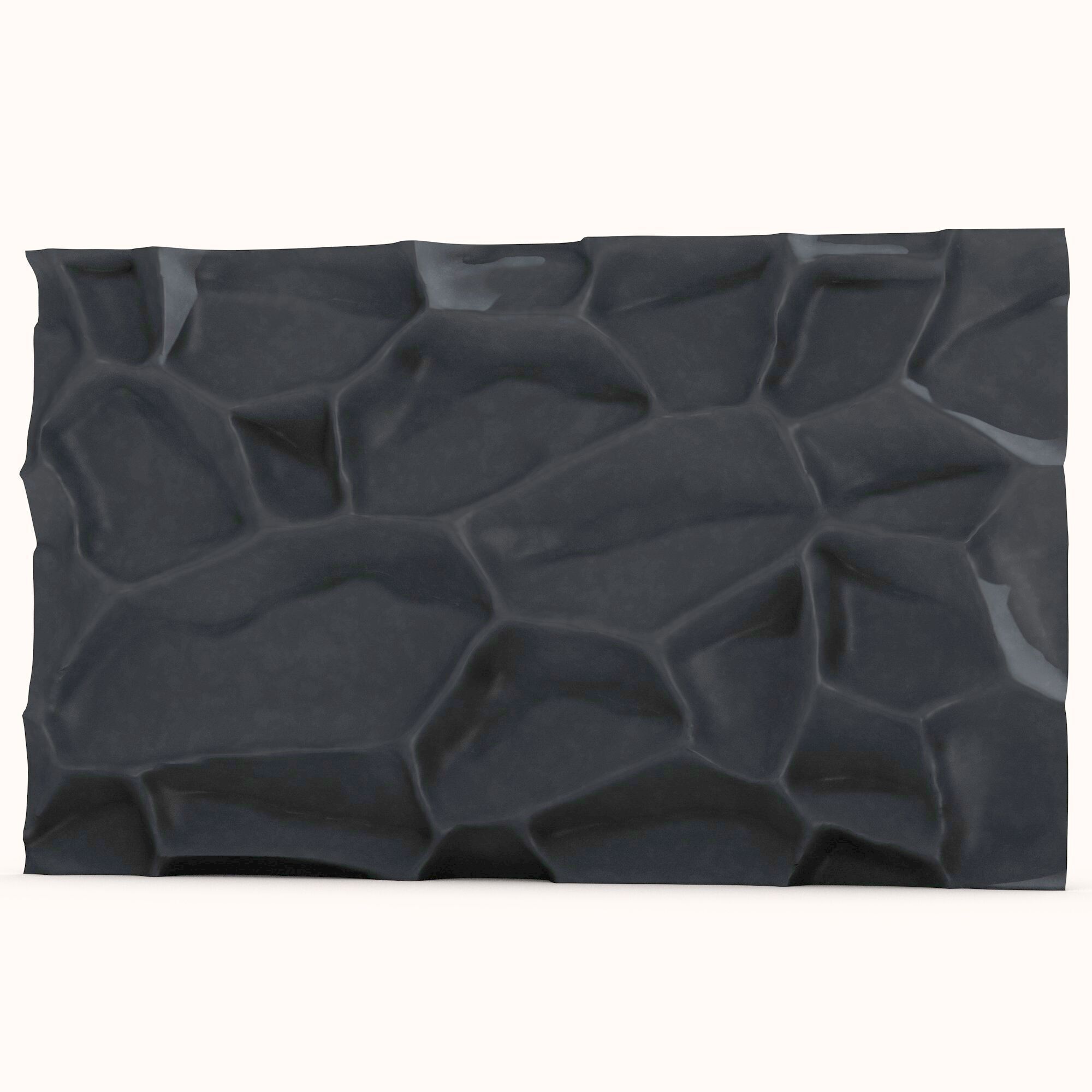 Stone wall 119 3D model_4