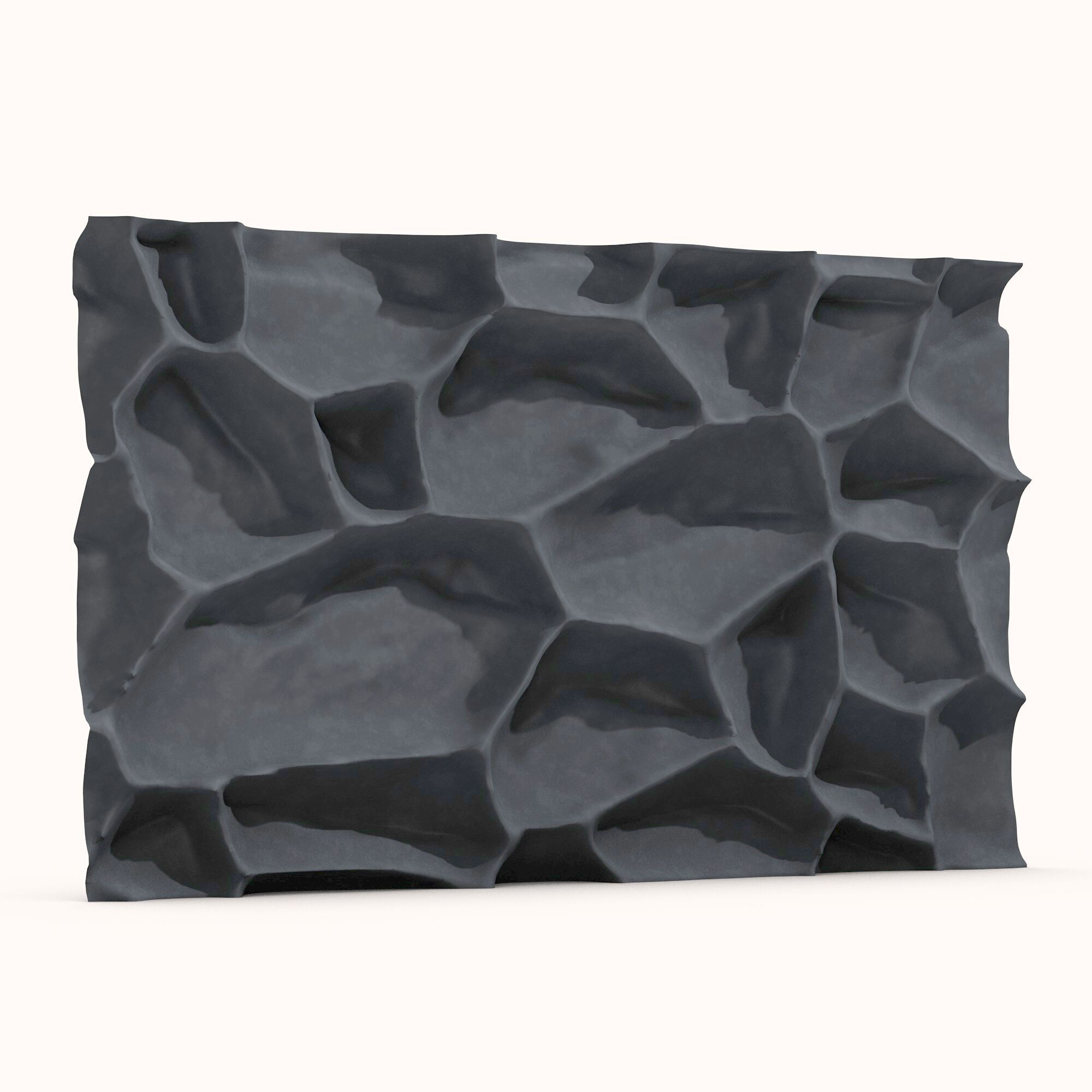 Stone wall 119 3D model_5