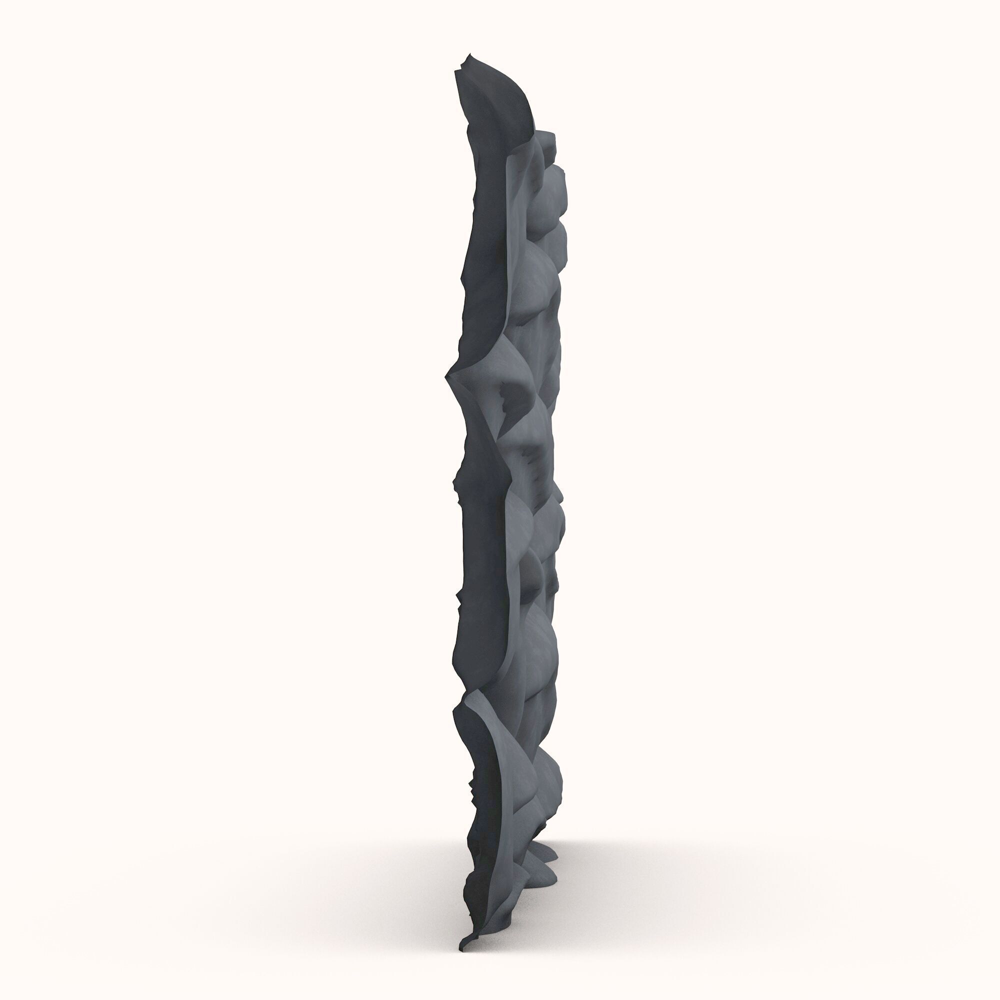Stone wall 119 3D model_2
