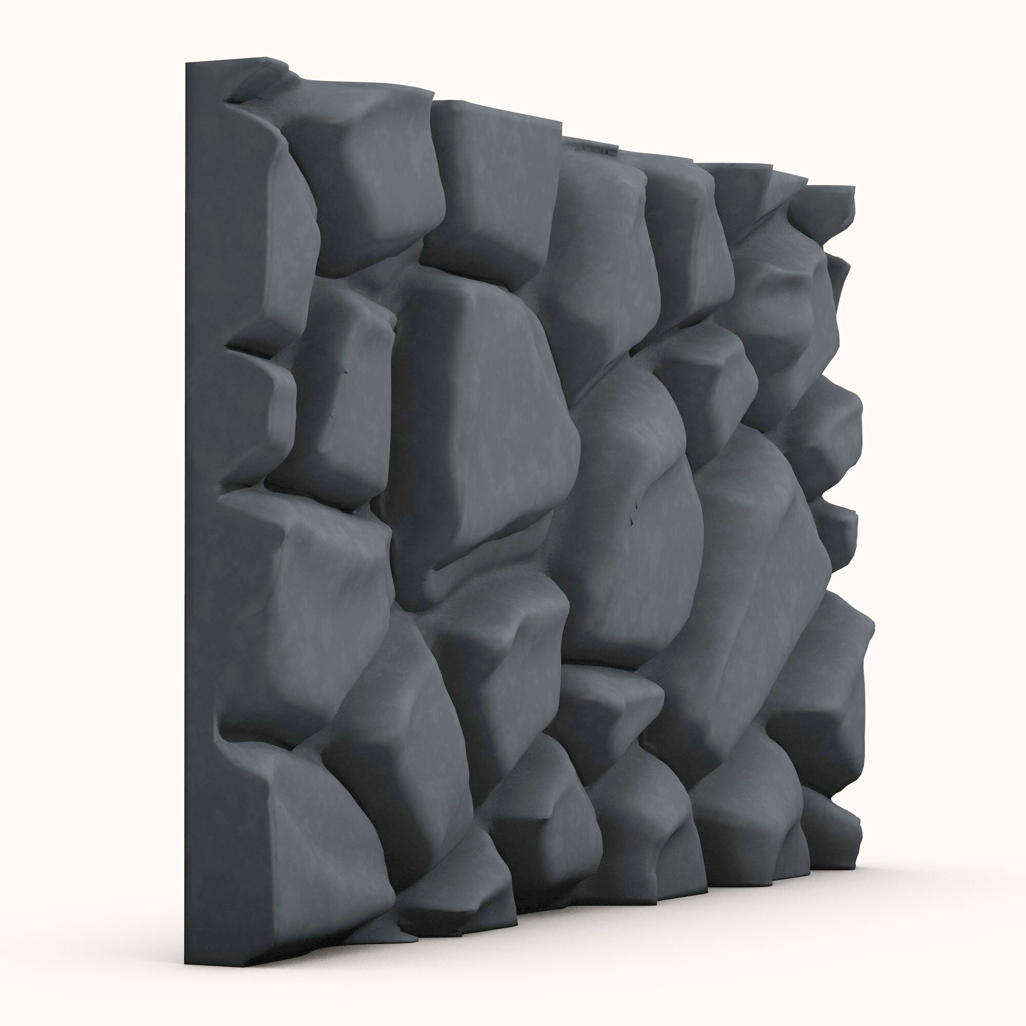 Stone wall 115 3D model_1