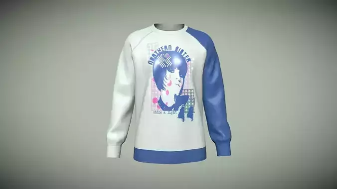 Sweatshirt-Shine In Low Poly