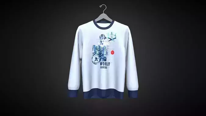 Sweatshirt-WORLD SERIES In Low Poly