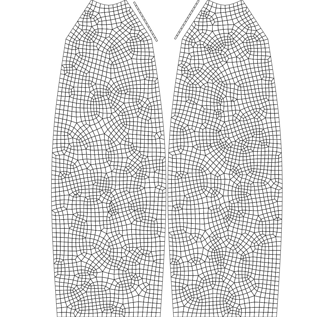 3D Female Gown - Sleeveless Dress Low-poly 3D model_20