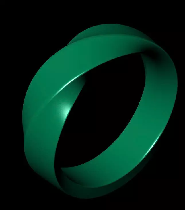 Twisted Ring Free 3D print model