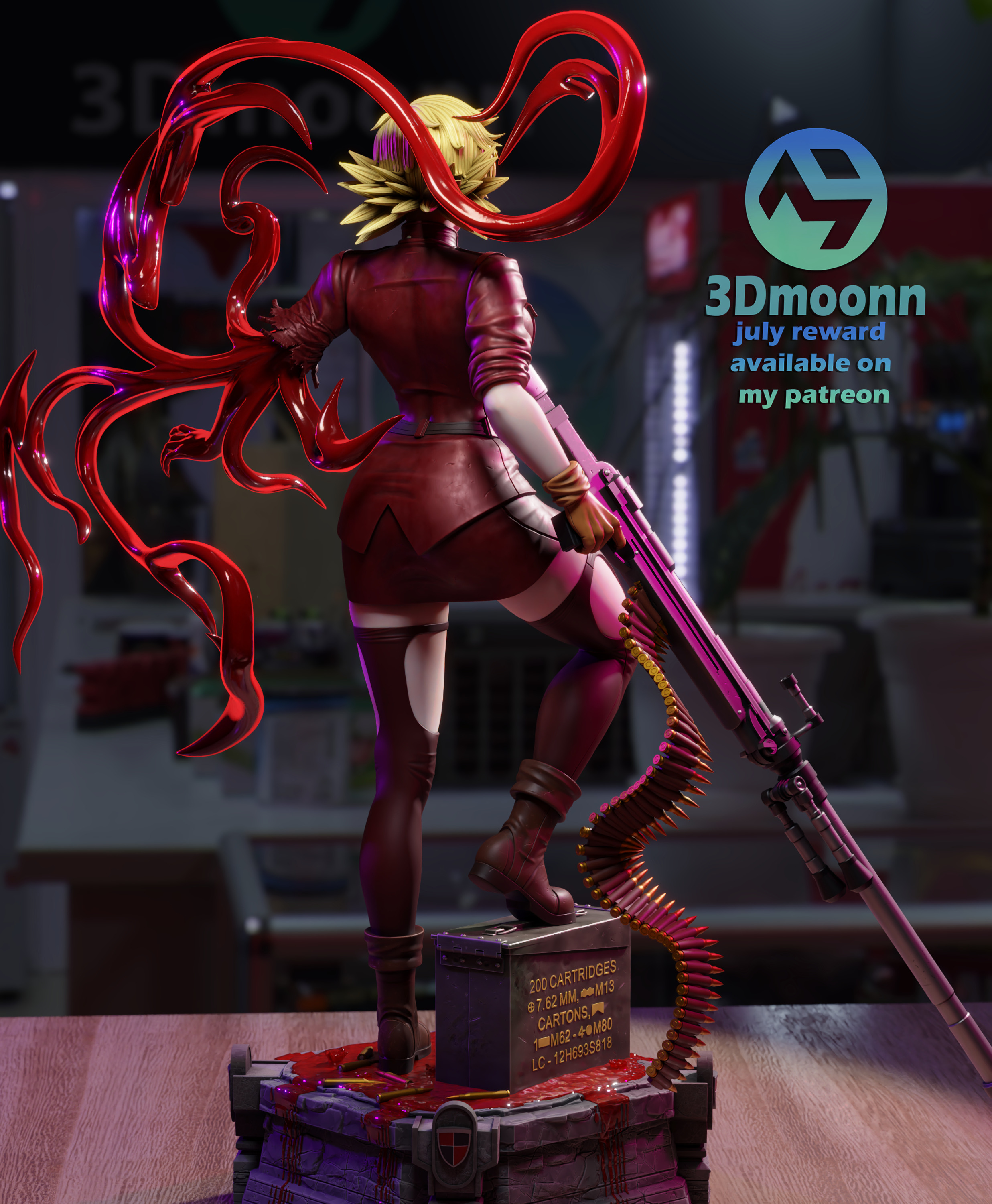 Seras Victoria -  Hellsing 3D print model_10