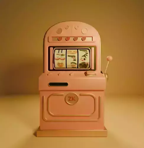 Slot machine in blender