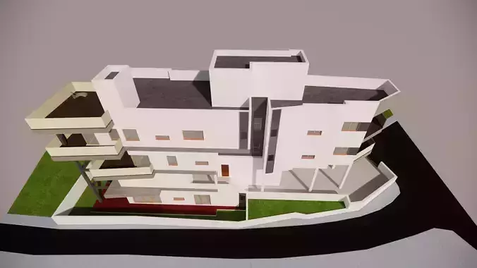 residential complex 3D model