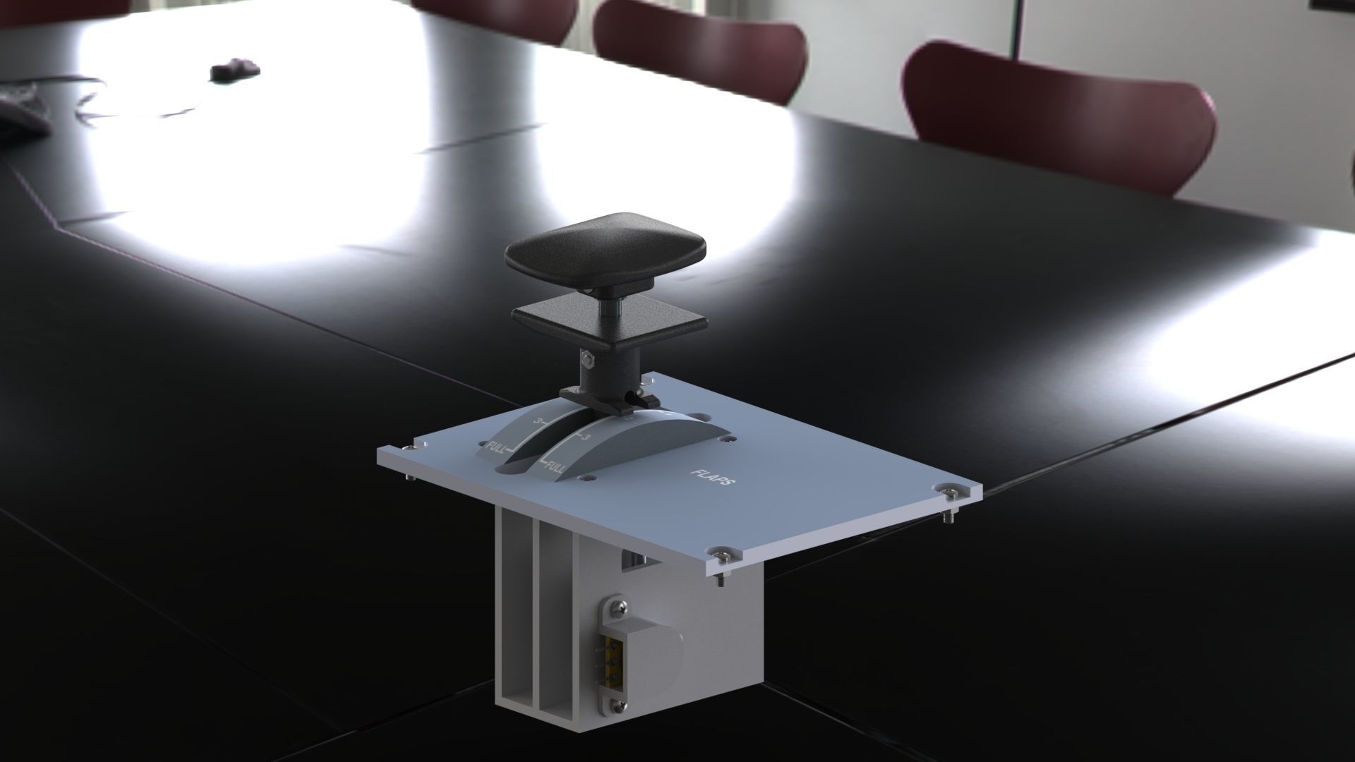 System Flap A320 3D print model_3