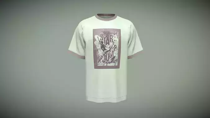 T Shirt-Jump In Low Poly