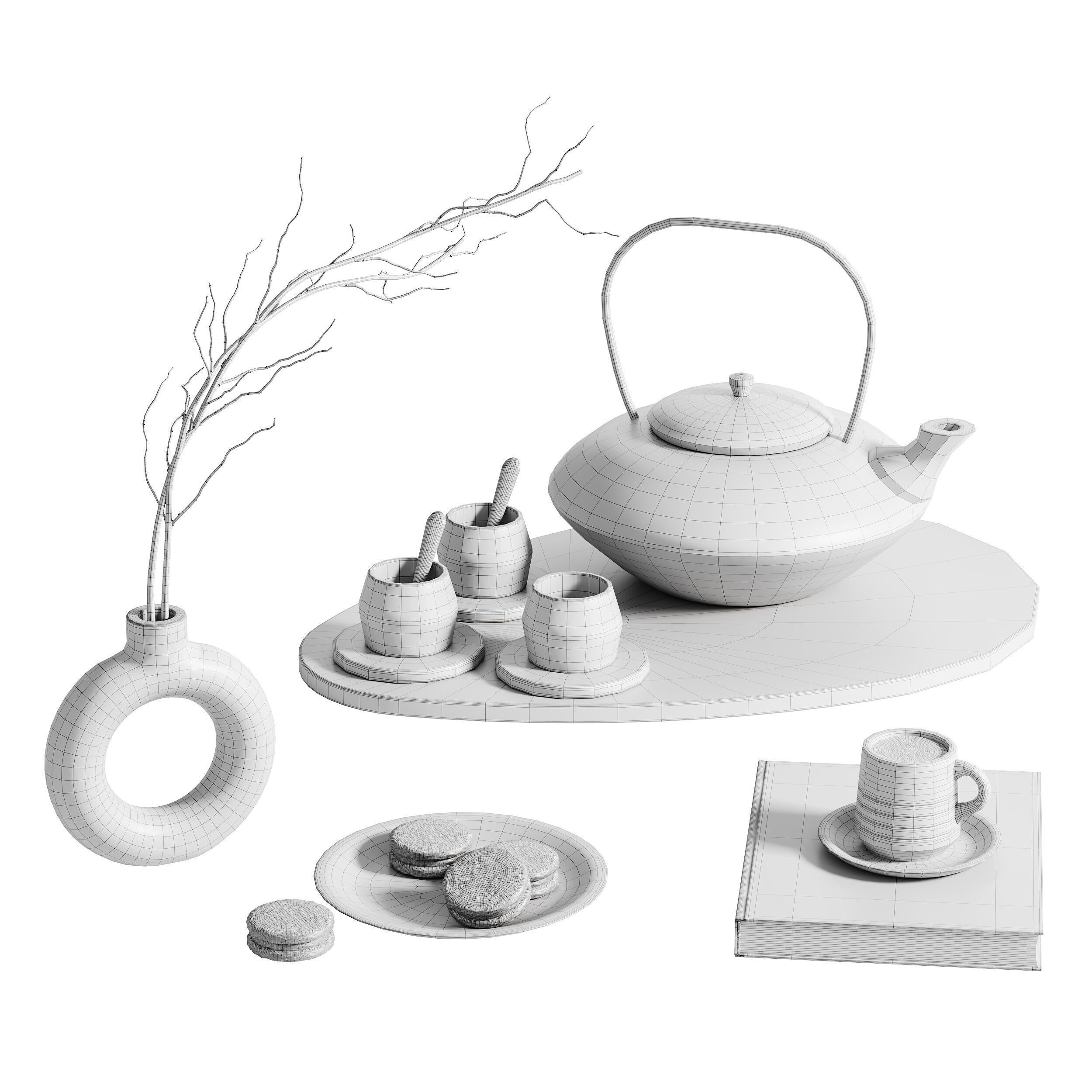 Decorative SET 03 3D model_13