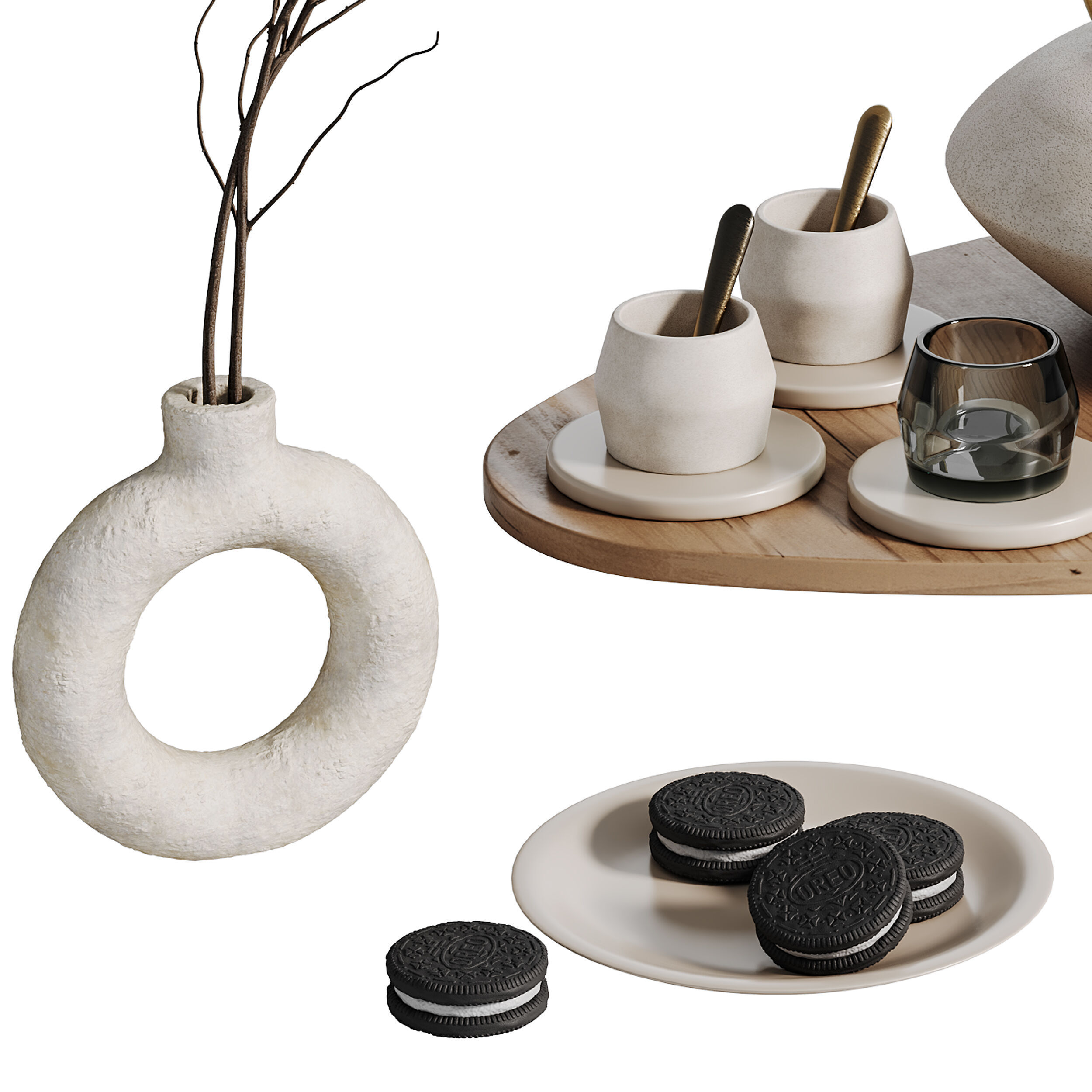 Decorative SET 03 3D model_8