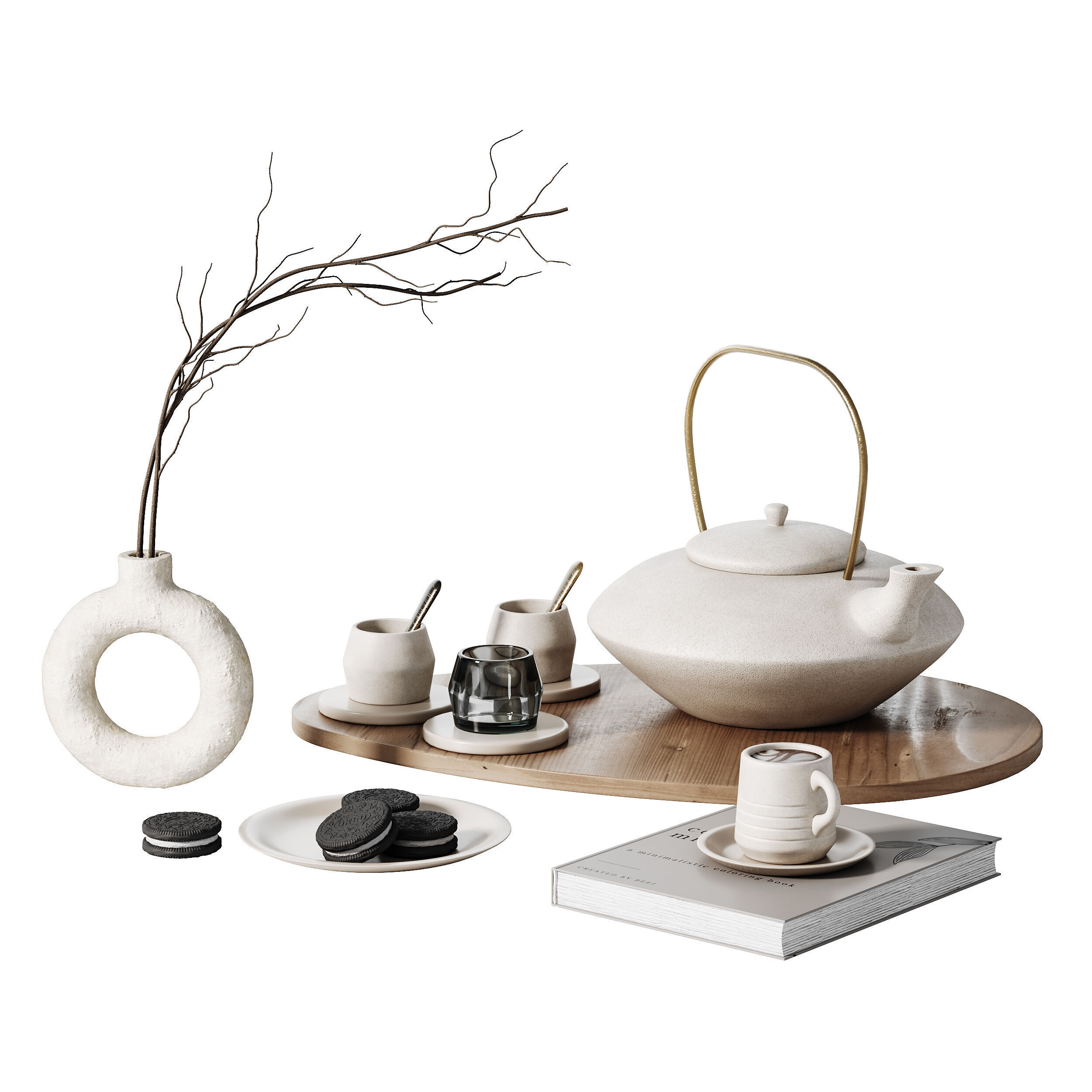 Decorative SET 03 3D model_3
