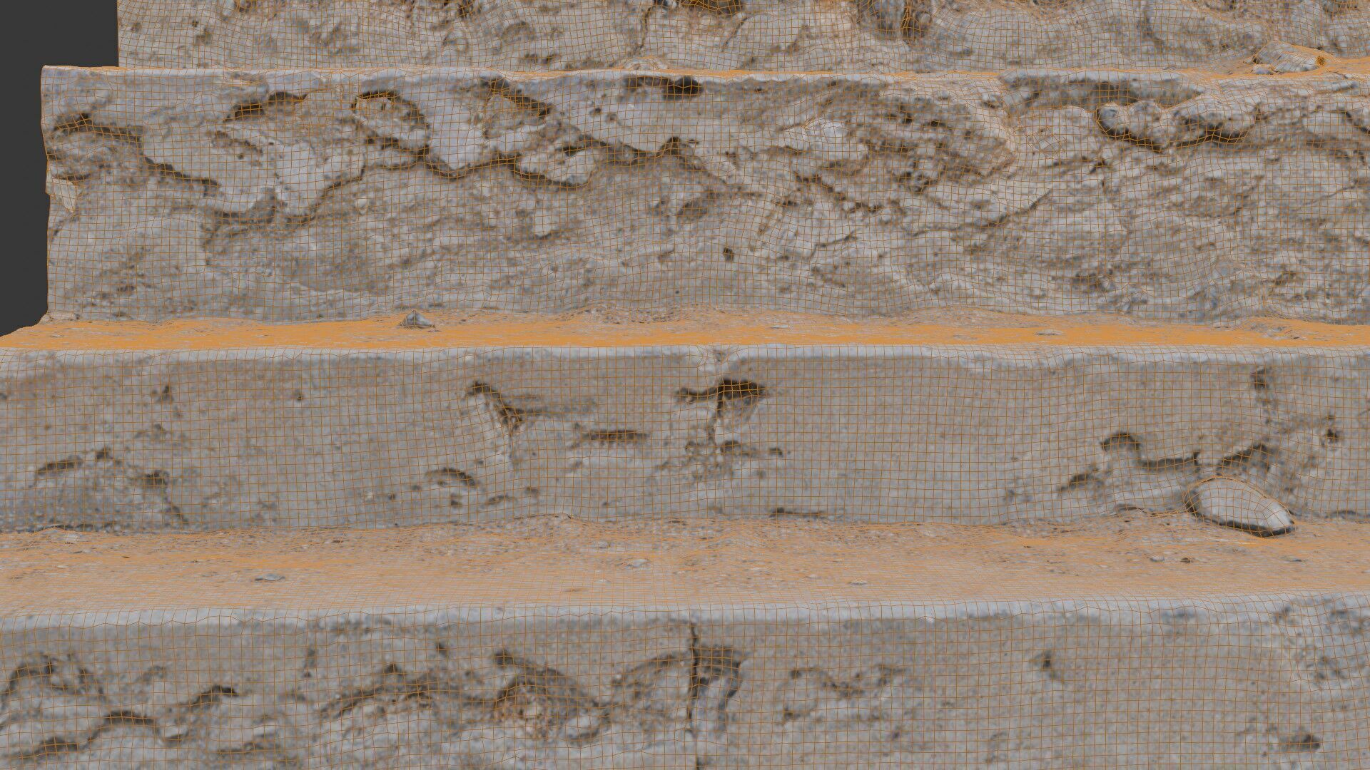 Realistic 3D Scanned scan Low-poly 3D model_2