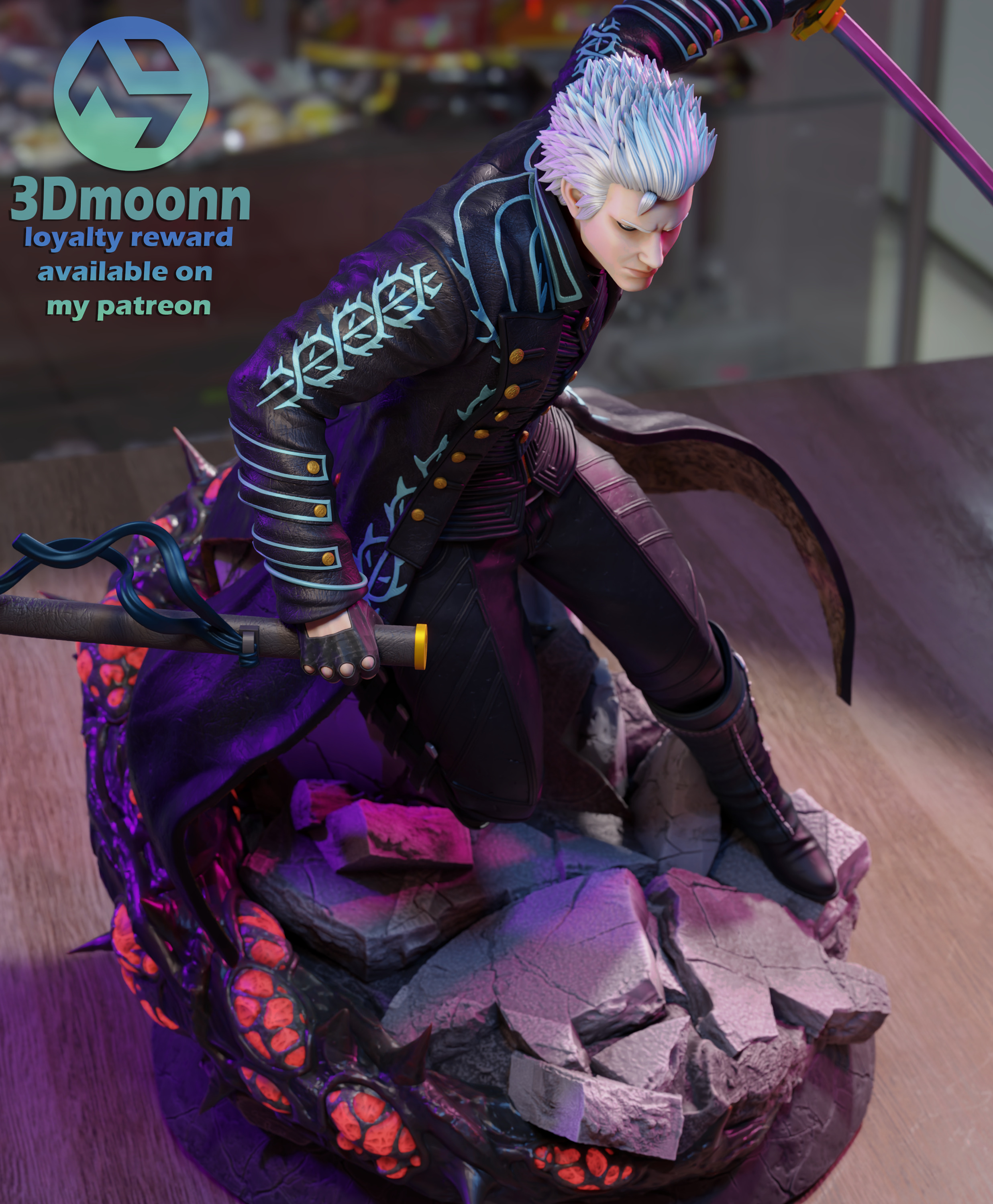 Vergil - Devil May Cry 5 3D print model_7