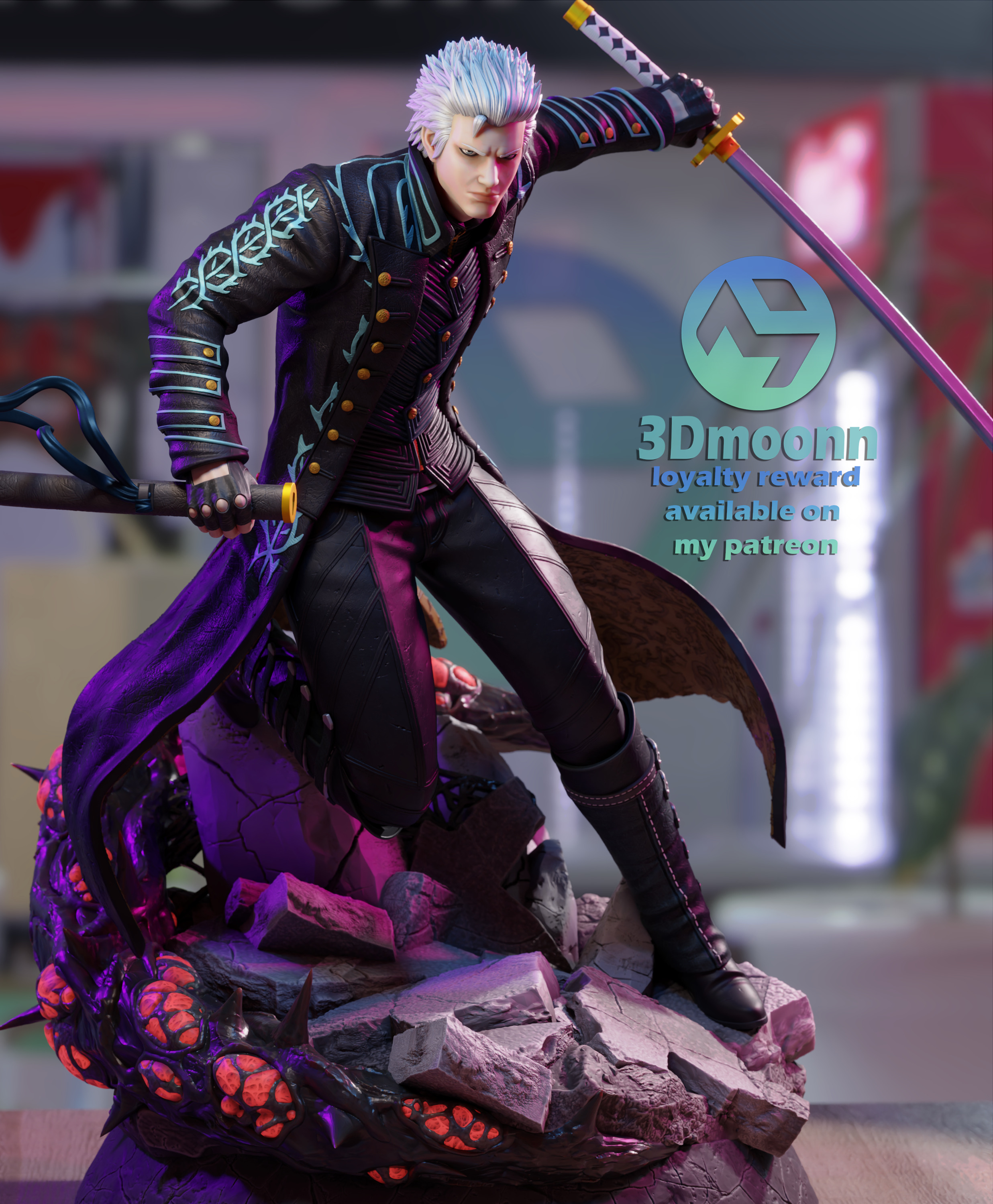 Vergil - Devil May Cry 5 3D print model_1