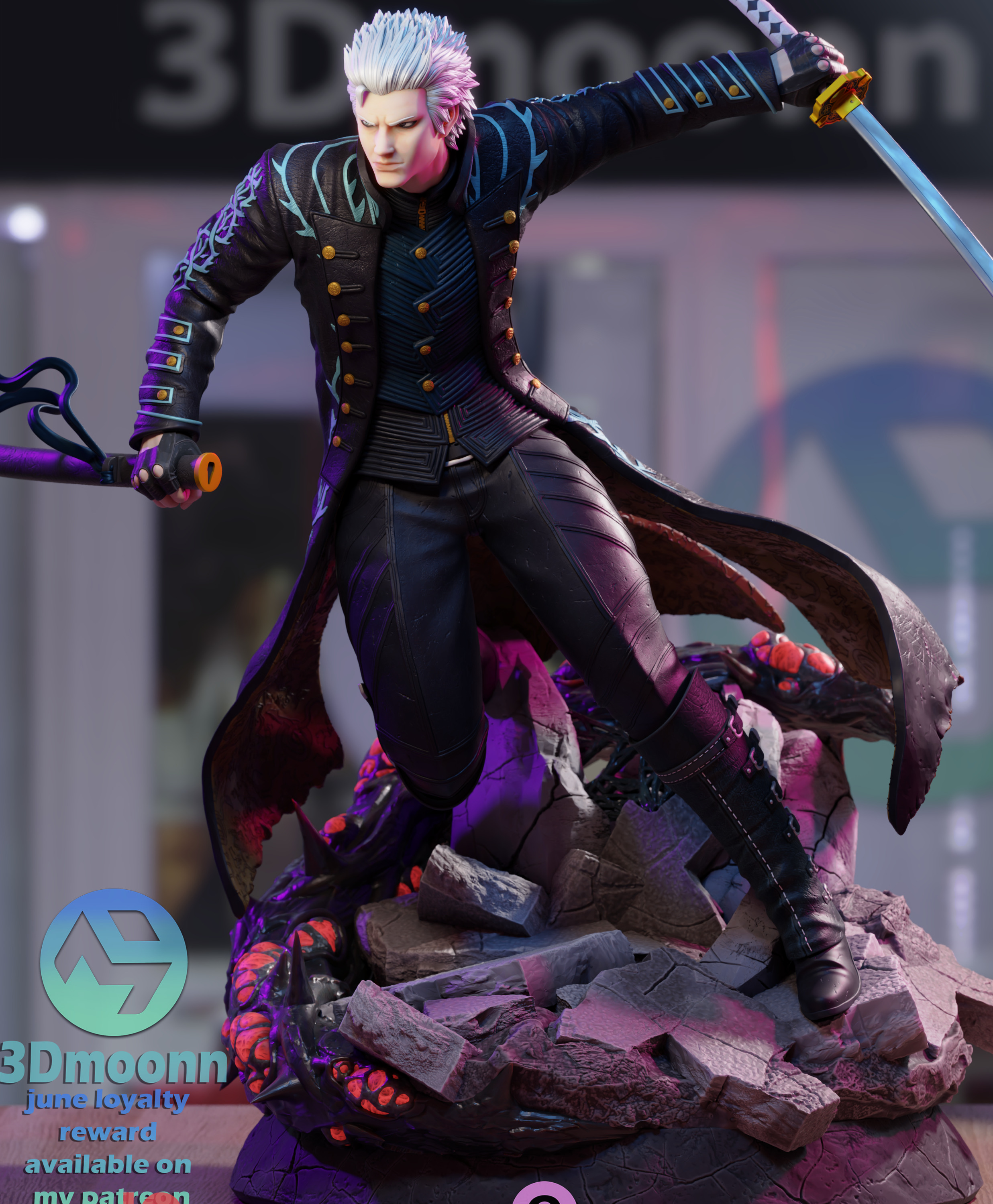 Vergil - Devil May Cry 5 3D print model_2