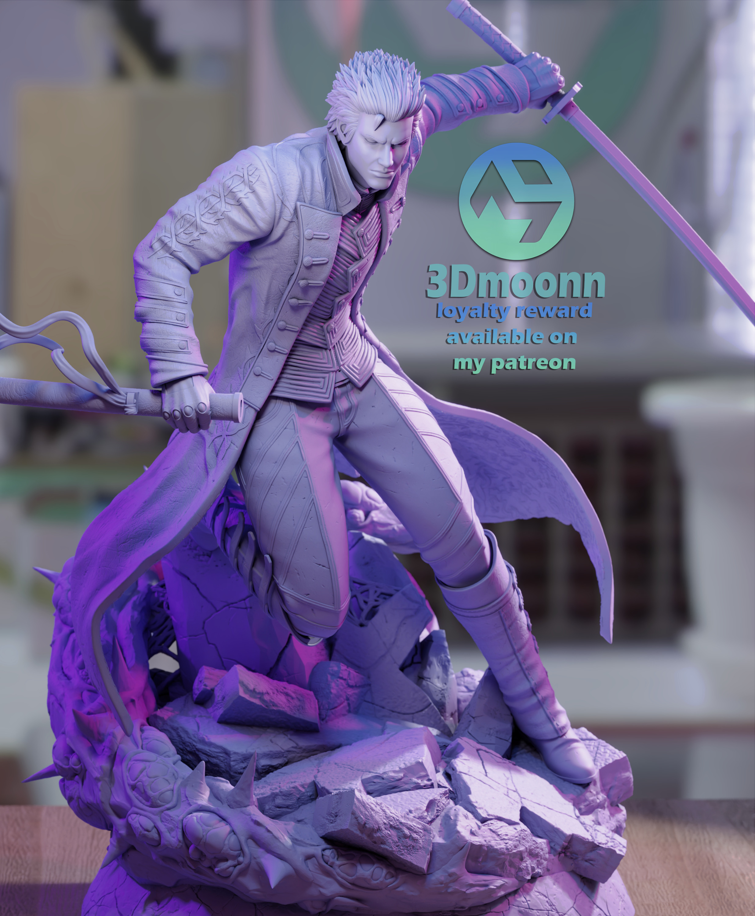 Vergil - Devil May Cry 5 3D print model_9