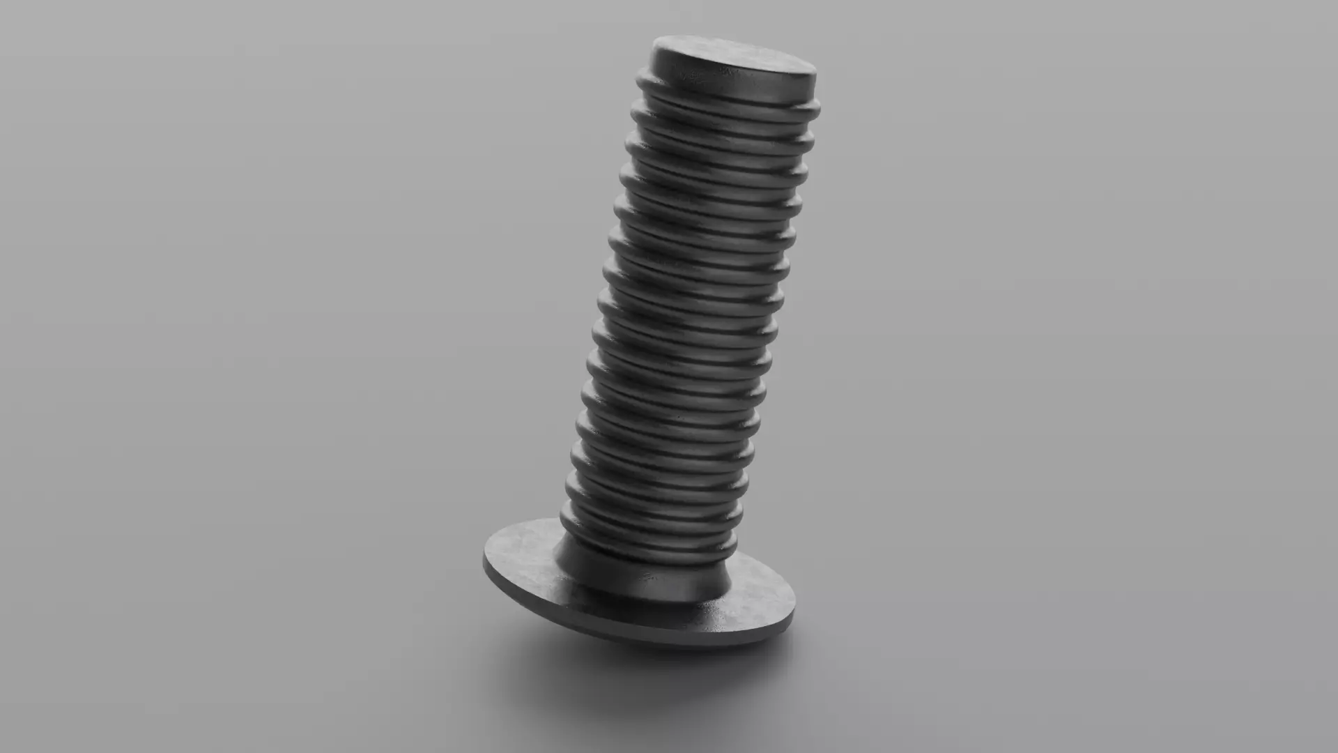 High-Quality steel Screw 3D model_0