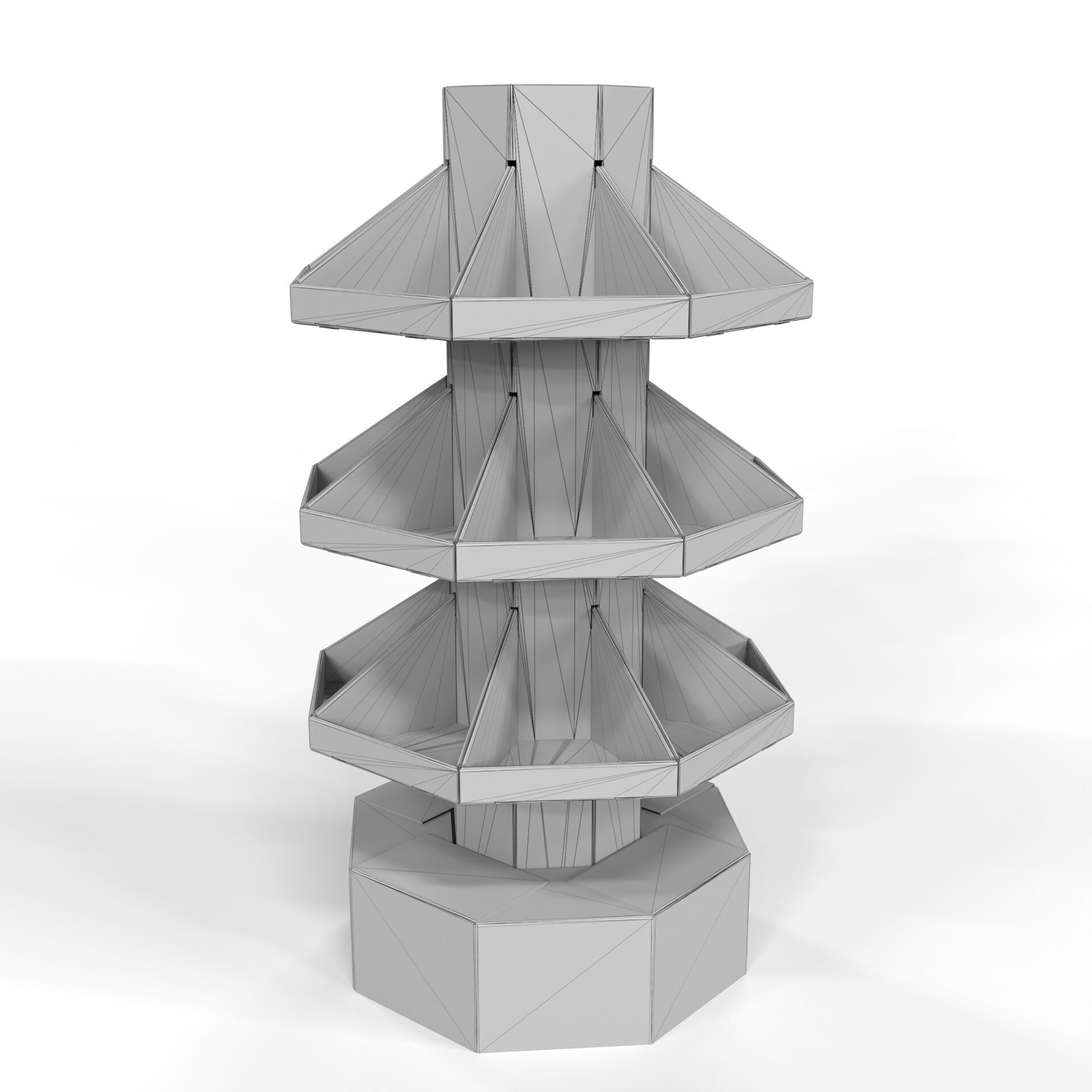 Point of Sale Cardboard Display Stand Texture_3