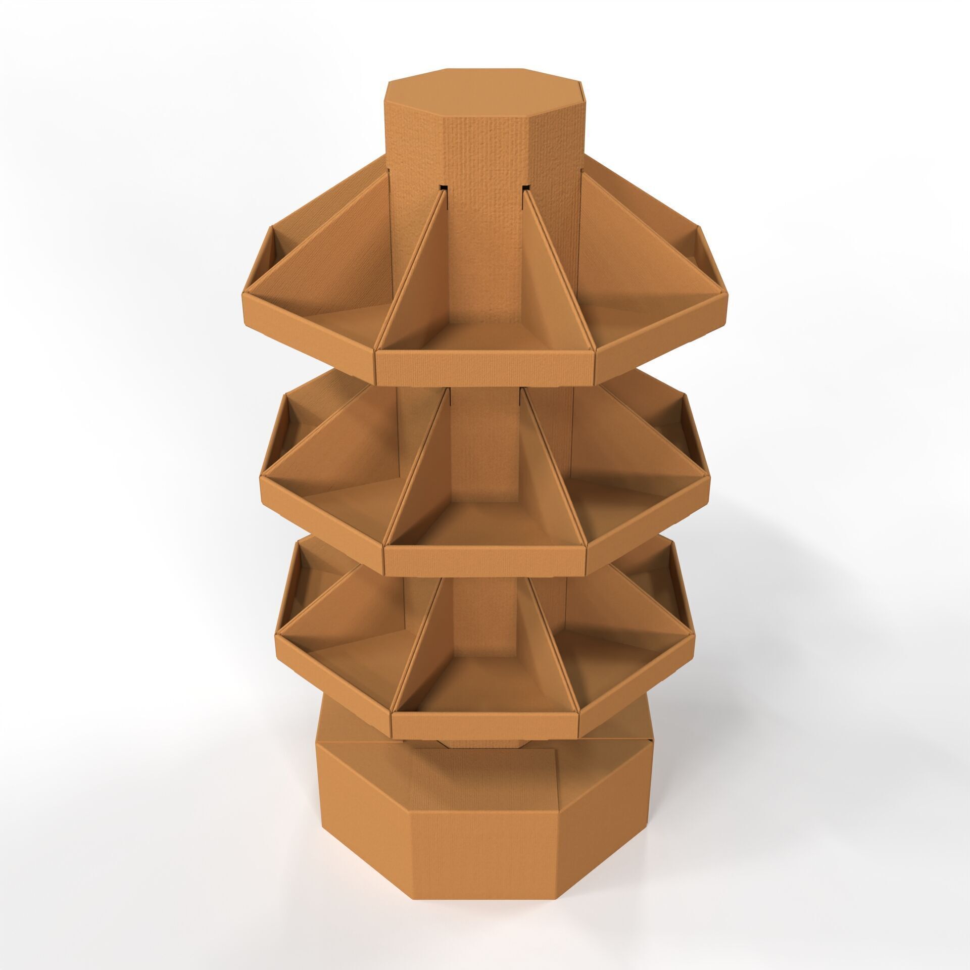 Point of Sale Cardboard Display Stand Texture_2