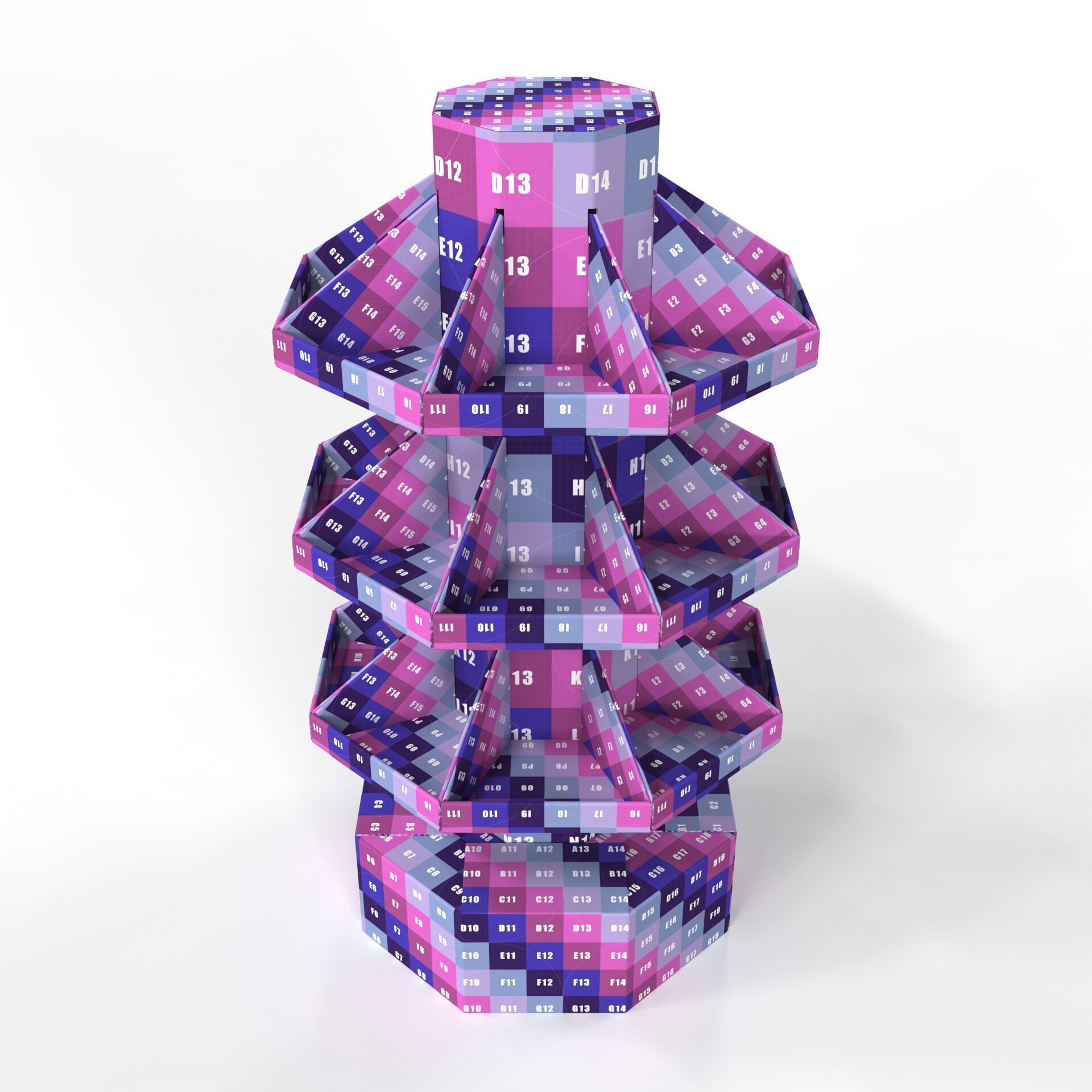 Point of Sale Cardboard Display Stand Texture_8