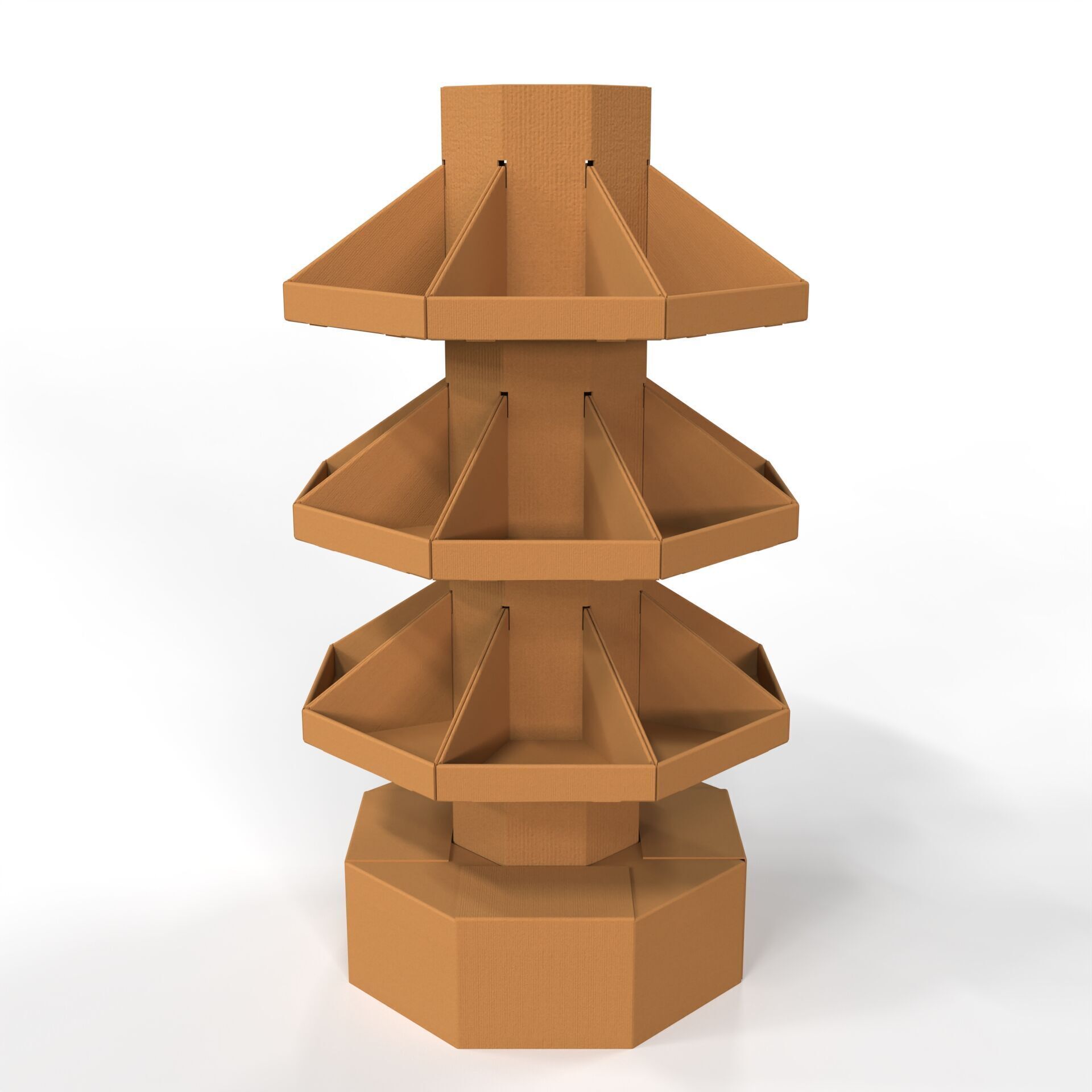 Point of Sale Cardboard Display Stand Texture_1