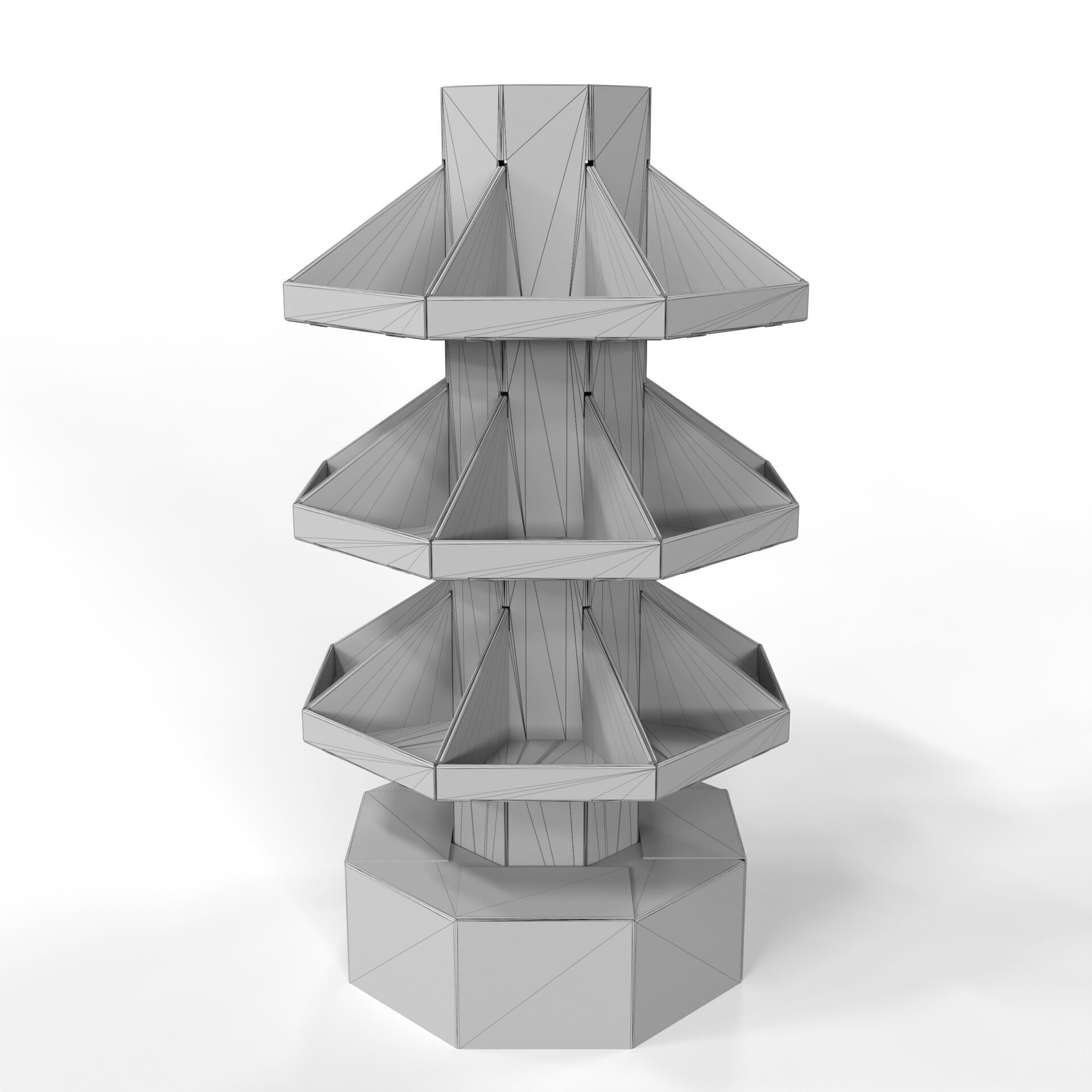 Point of Sale Cardboard Display Stand Texture_4