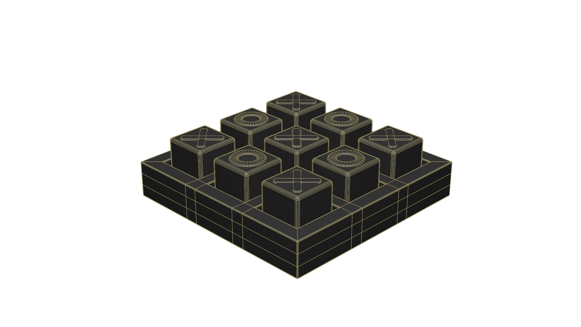 Tic Tac Toe 3D model_13