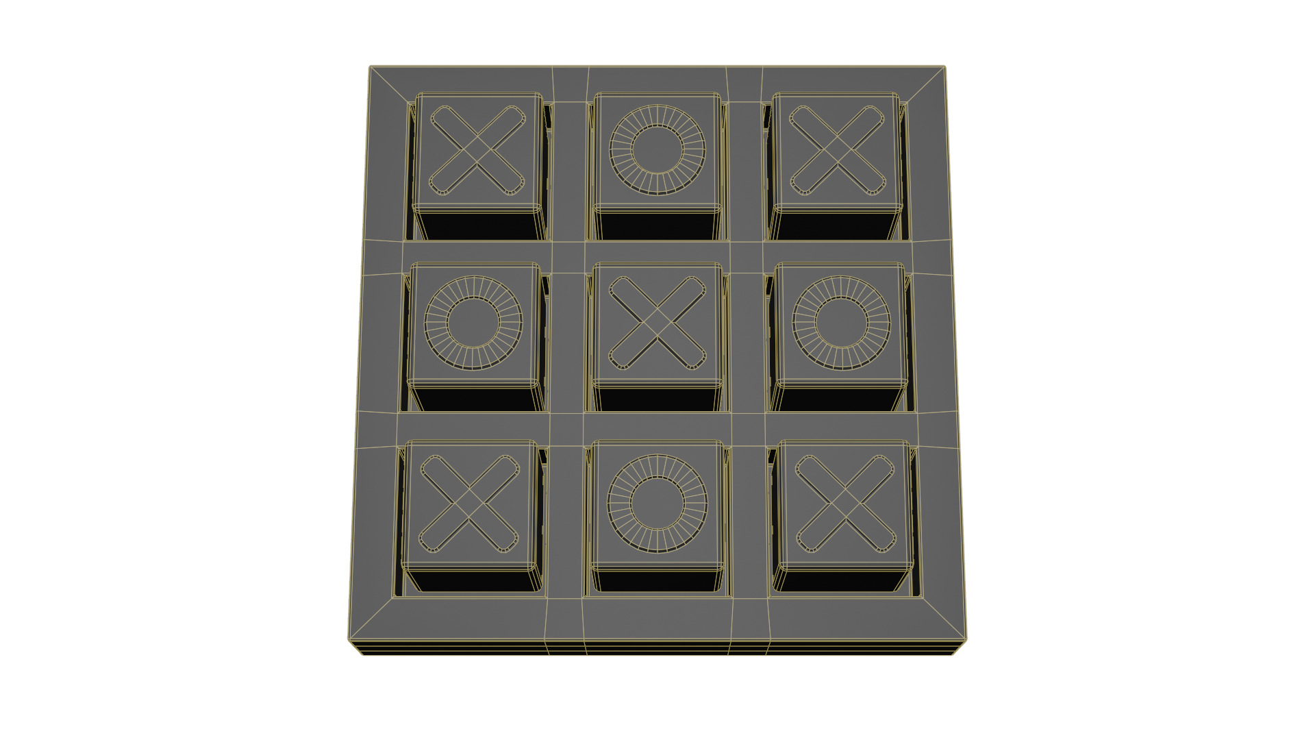 Tic Tac Toe 3D model_17