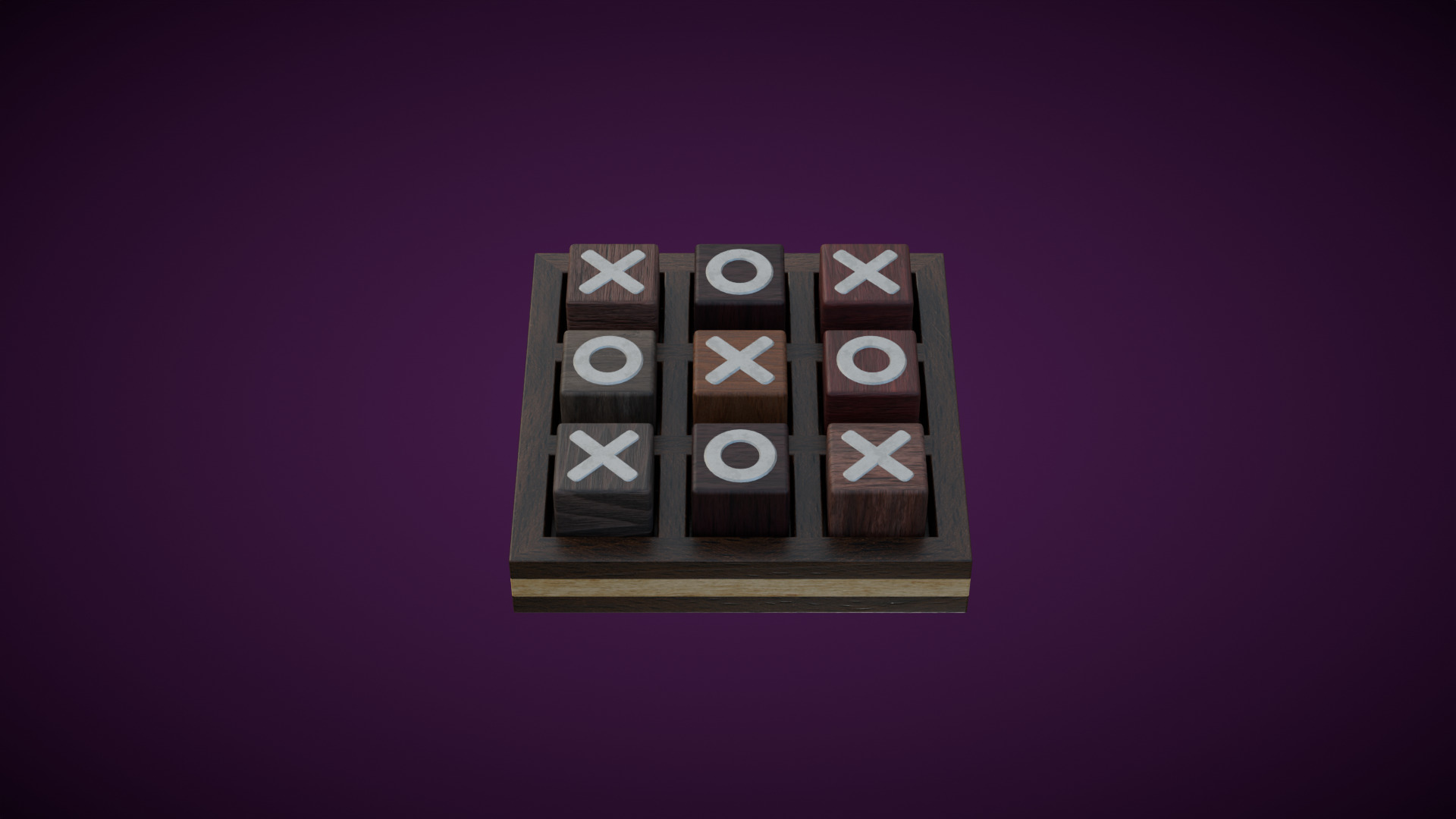 Tic Tac Toe 3D model_10