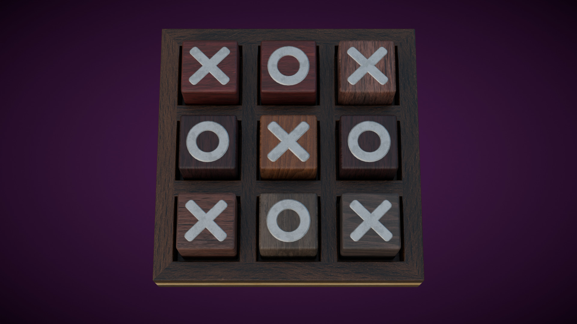 Tic Tac Toe 3D model_16