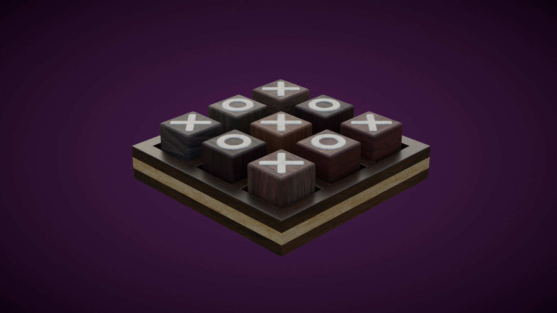 Tic Tac Toe 3D model_8
