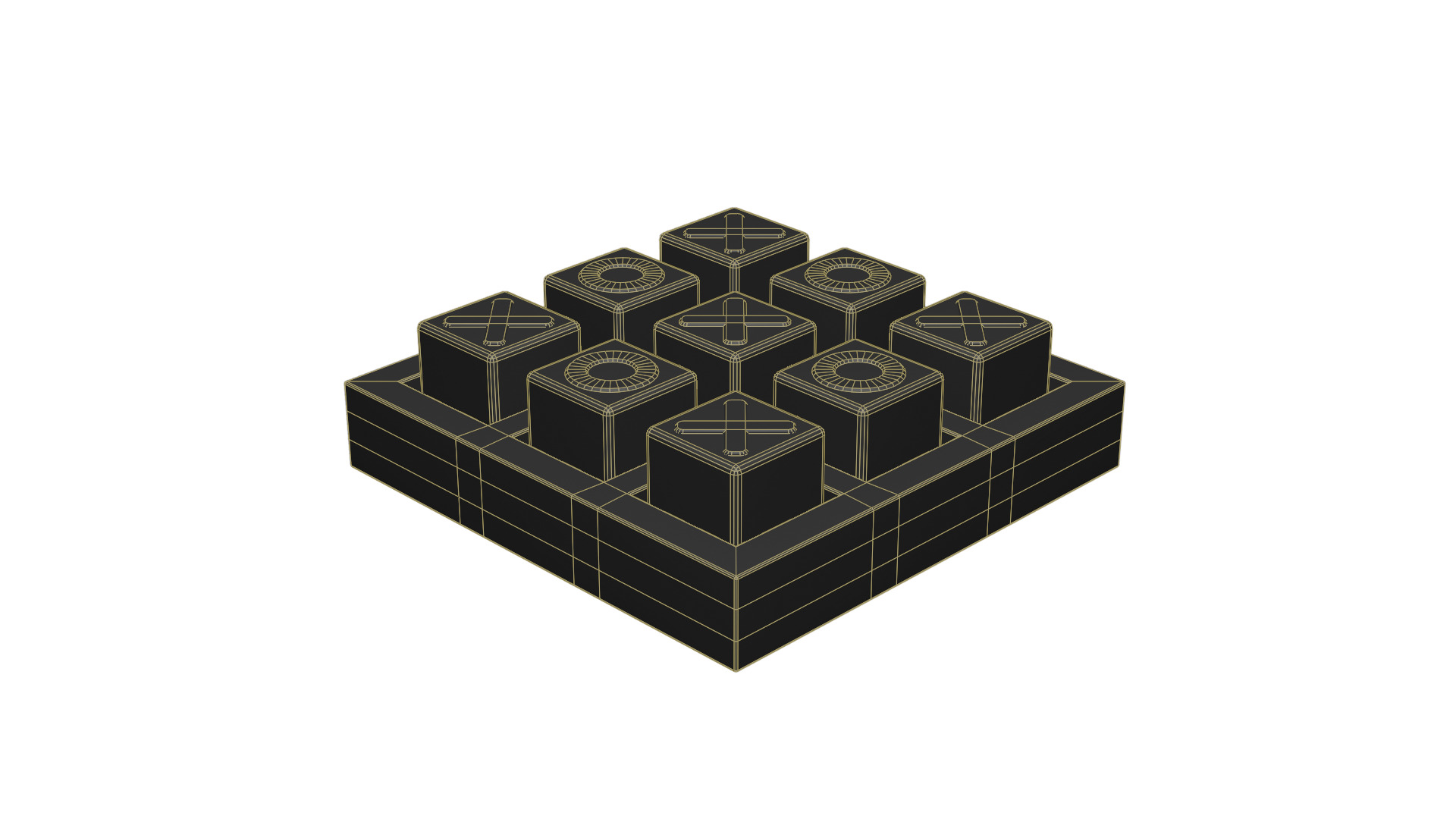 Tic Tac Toe 3D model_9