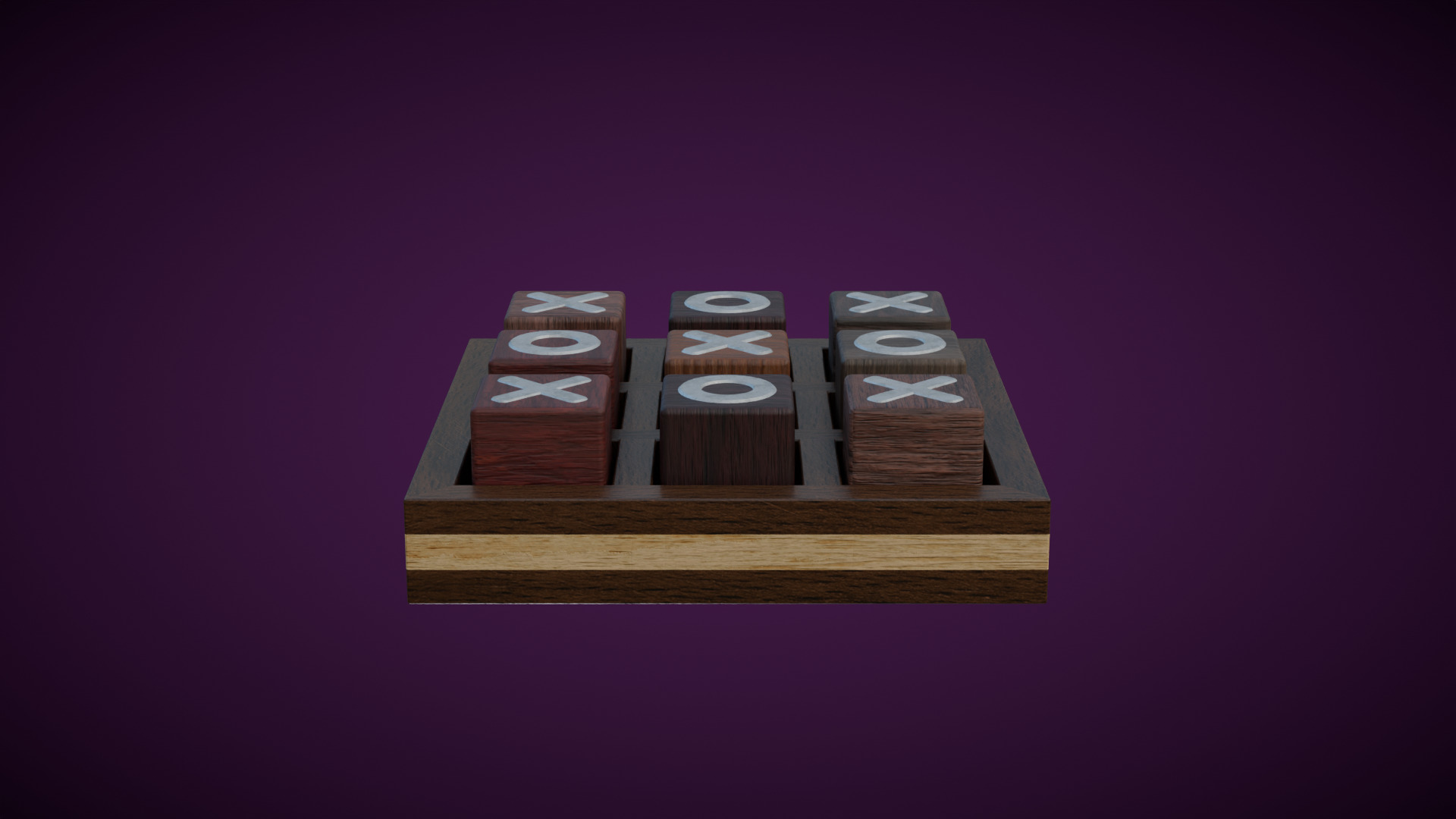 Tic Tac Toe 3D model_2