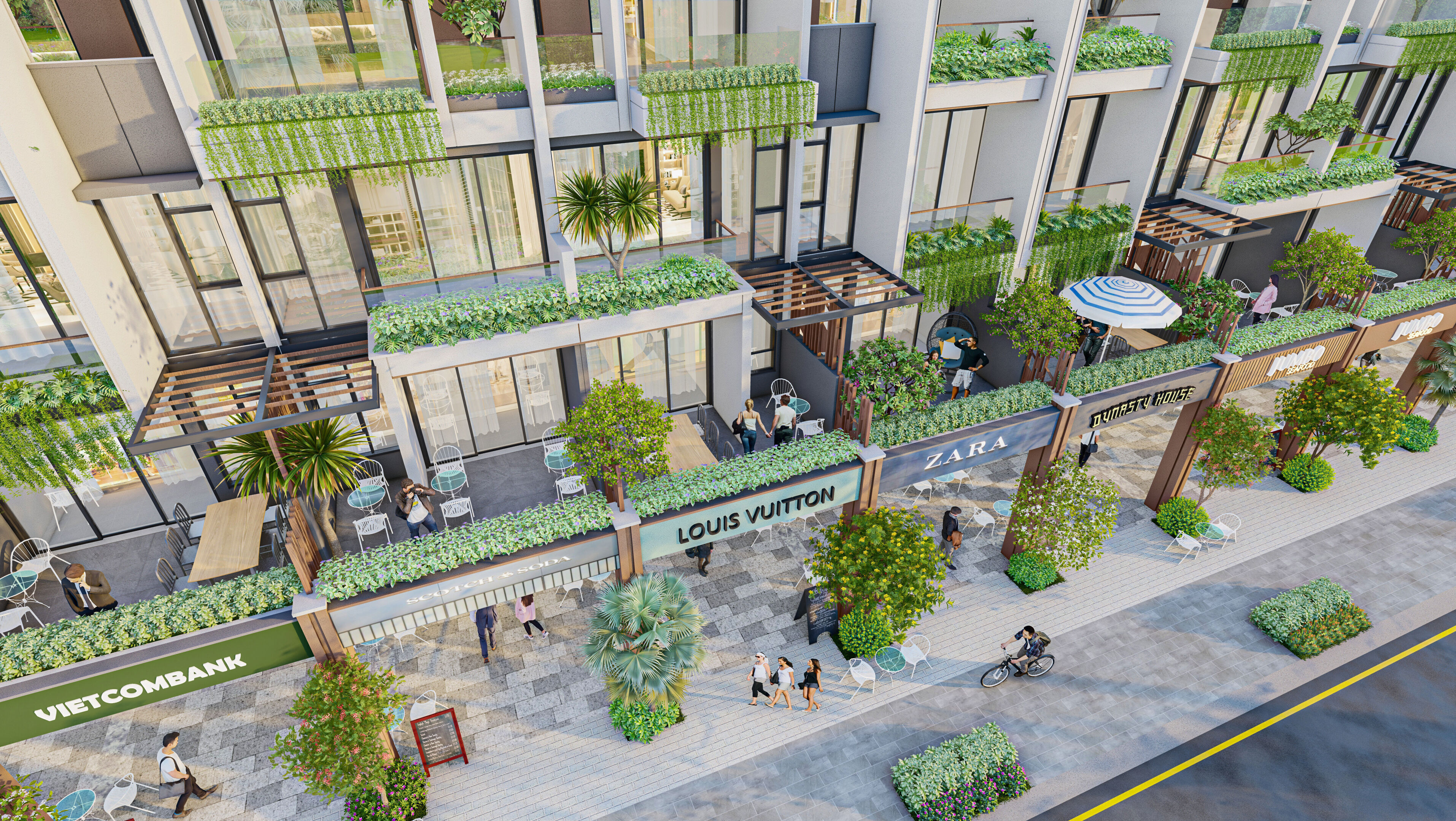 Modern Shophouse - President project in Viet Nam 3D model_2