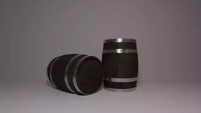 Antique Wooden Barrel