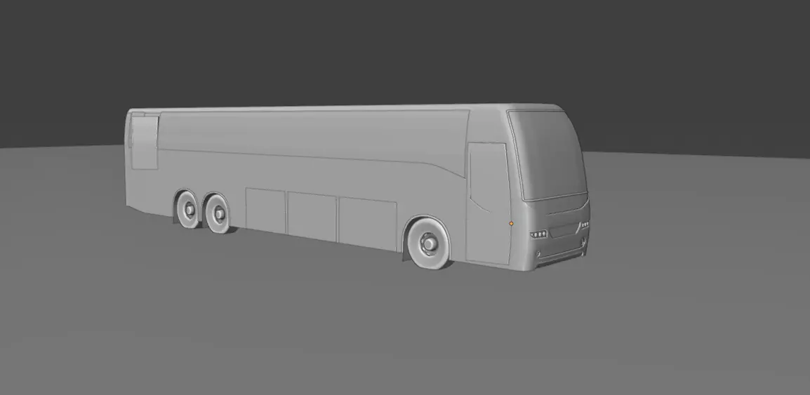 volvo bus Free 3D model