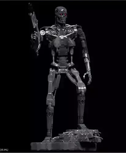 Terminator T-800 Endoskeleton Rekvizit T2 V4 3D print model