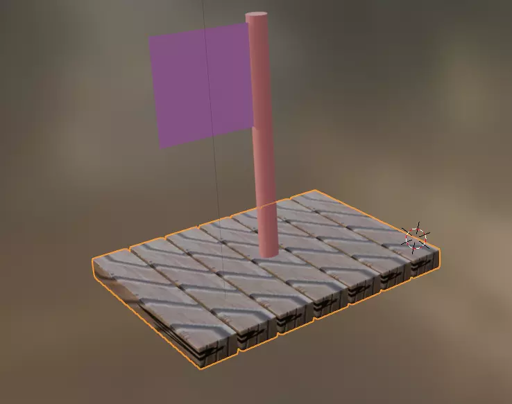 Raft for fishing Free 3D model_0